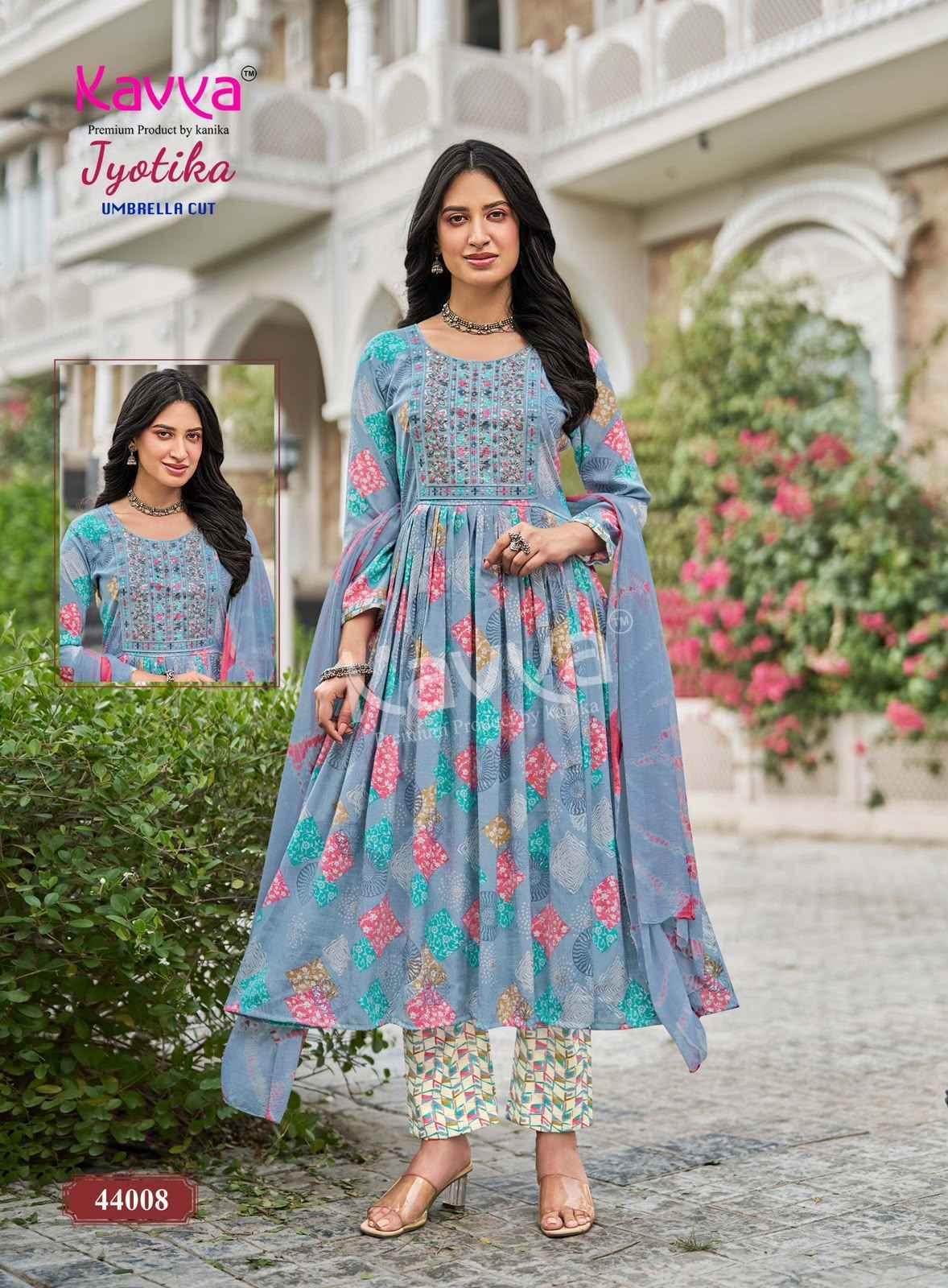 Kavya Jyotika Vol 44 Capsule Kurti Combo Collection 10 pcs Catalogue