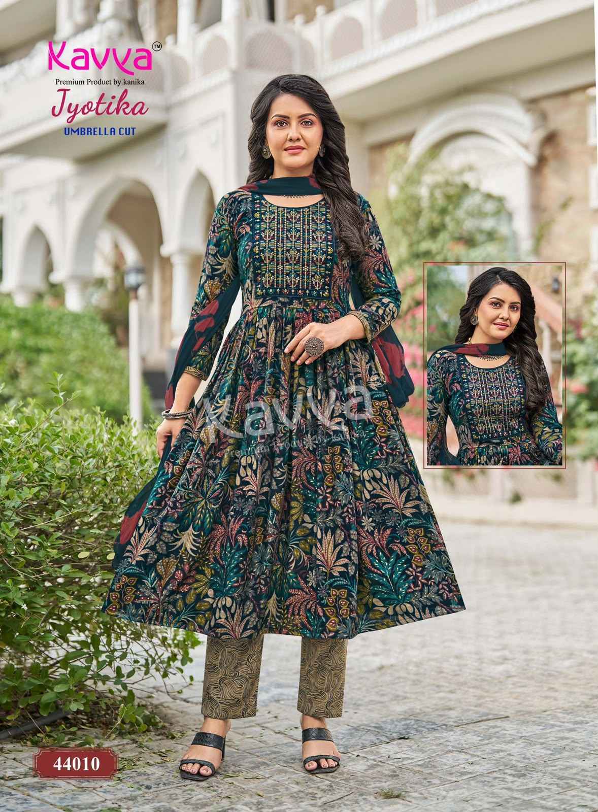 Kavya Jyotika Vol 44 Capsule Kurti Combo Collection 10 pcs Catalogue
