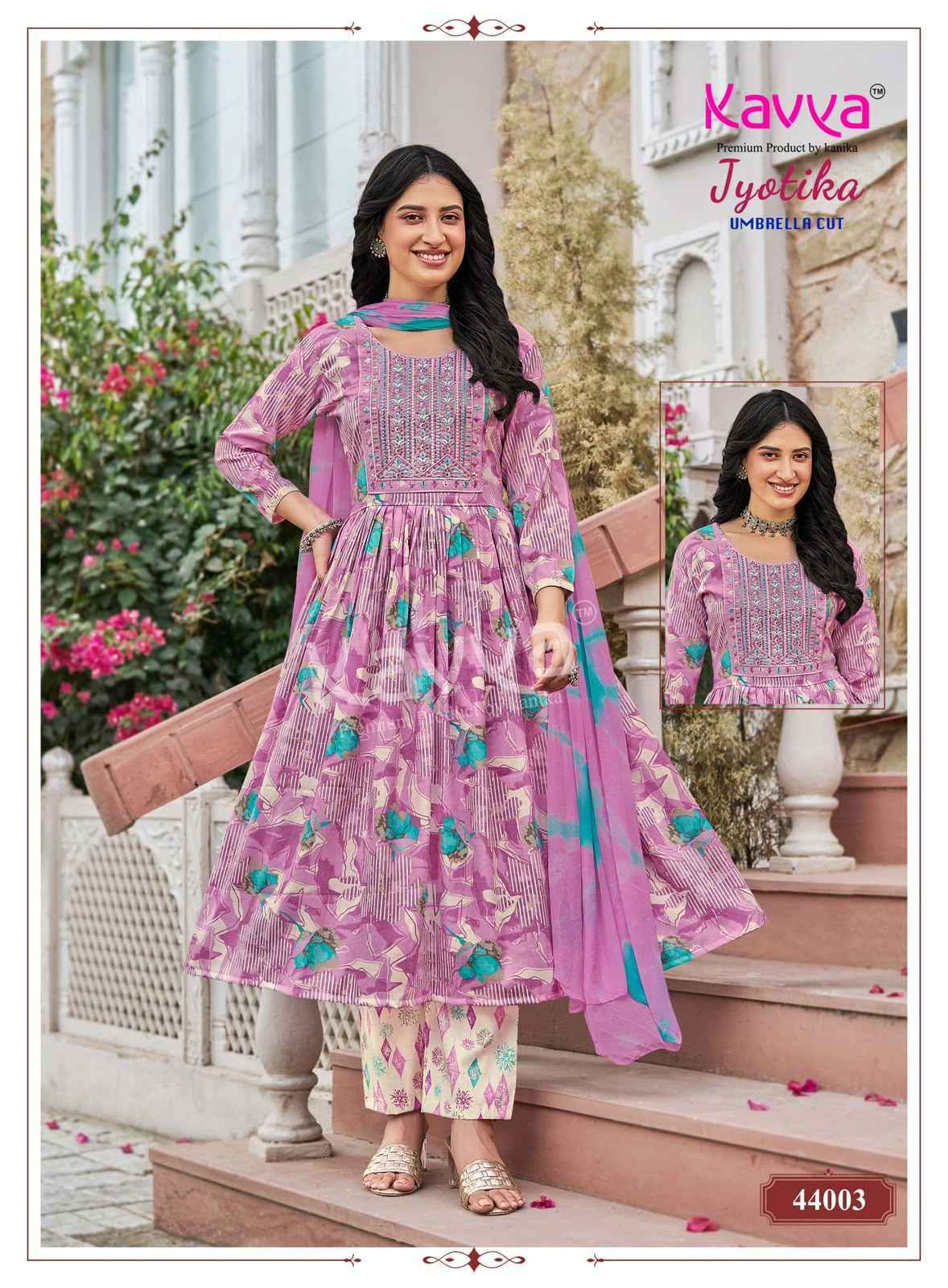 Kavya Jyotika Vol 44 Capsule Kurti Combo Collection 10 pcs Catalogue