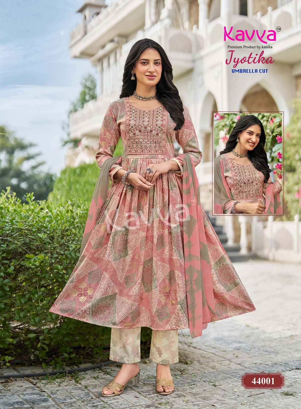 Kavya Jyotika Vol 44 Capsule Kurti Combo Collection 10 pcs Catalogue