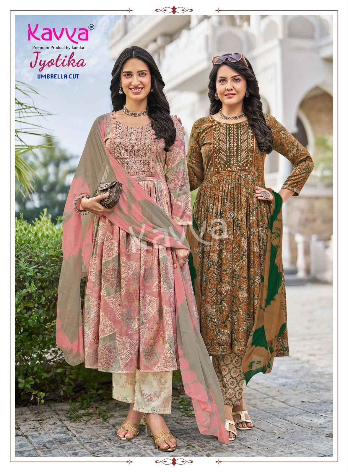 Kavya Jyotika Vol 44 Capsule Kurti Combo Collection 10 pcs Catalogue