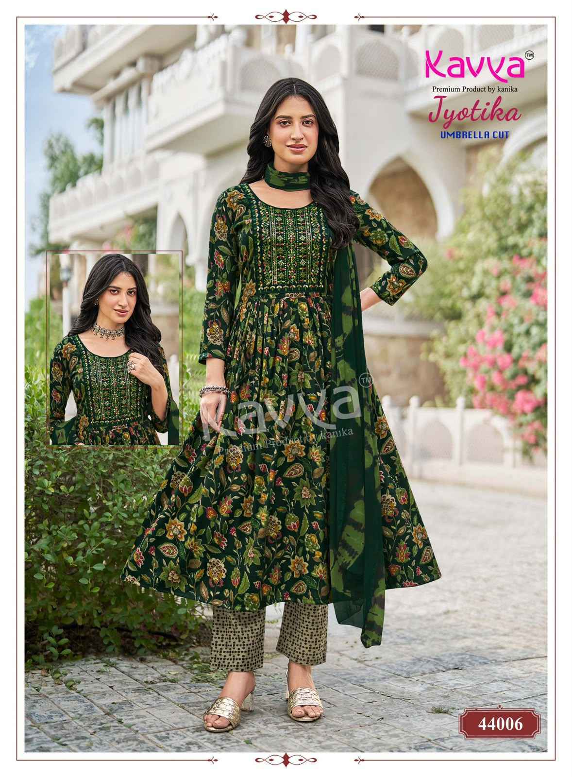 Kavya Jyotika Vol 44 Capsule Kurti Combo Collection 10 pcs Catalogue