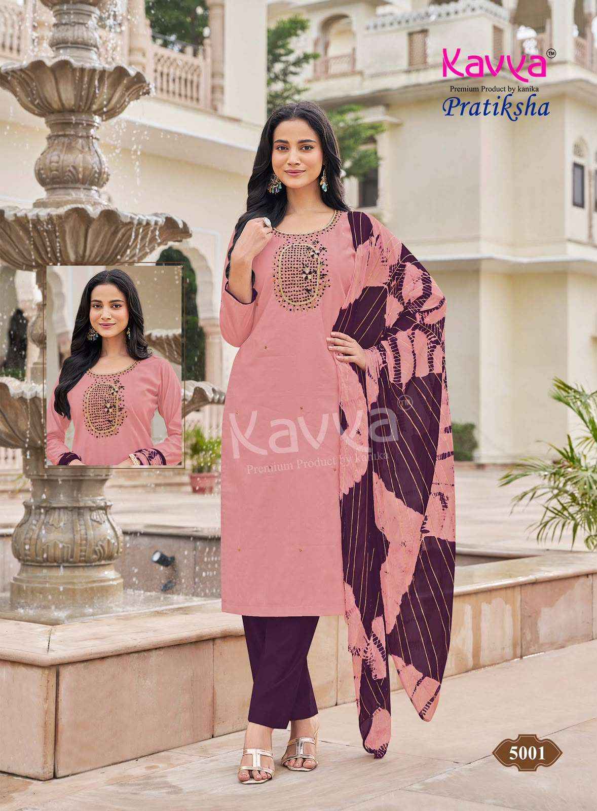 Kavya Pratiksha Vol 5 Premium Vetican Readymade Suits 10 Pcs Catalog