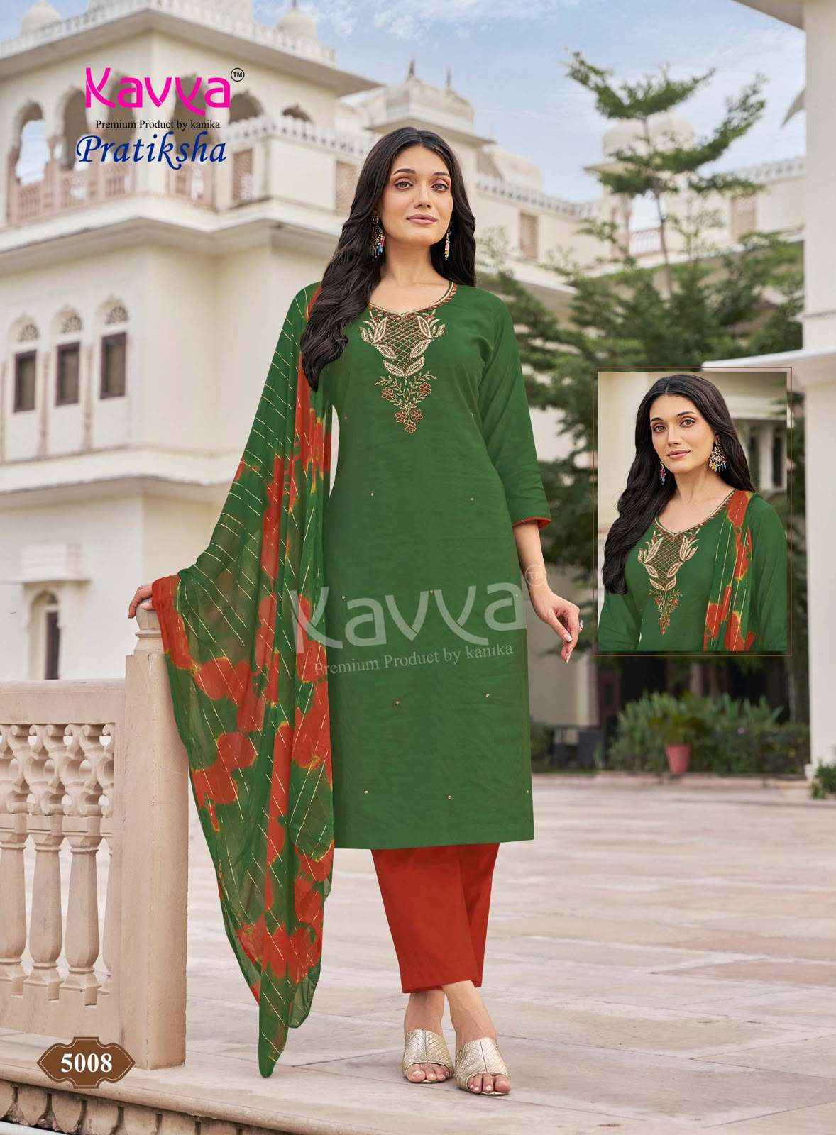 Kavya Pratiksha Vol 5 Premium Vetican Readymade Suits 10 Pcs Catalog