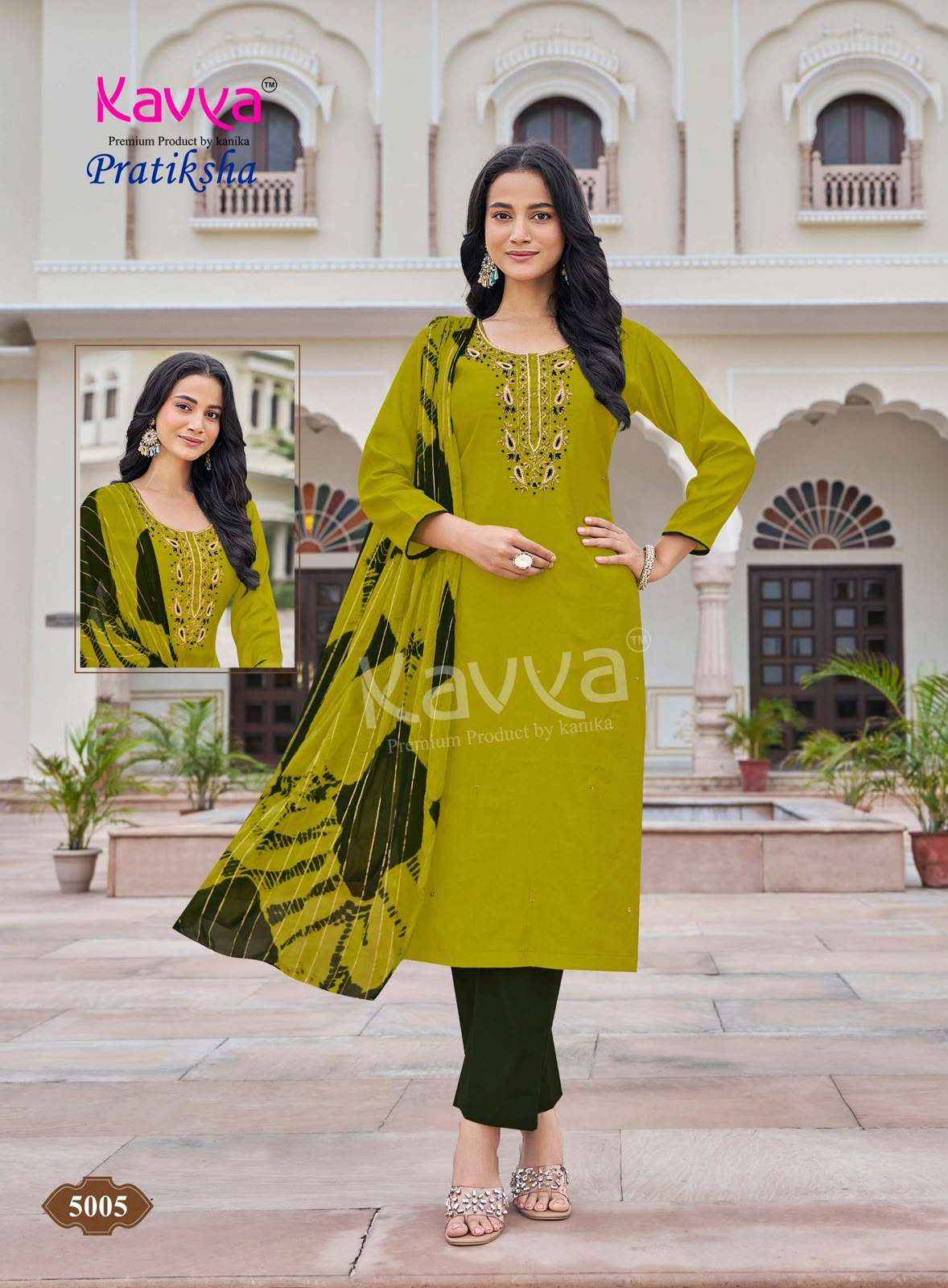 Kavya Pratiksha Vol 5 Premium Vetican Readymade Suits 10 Pcs Catalog
