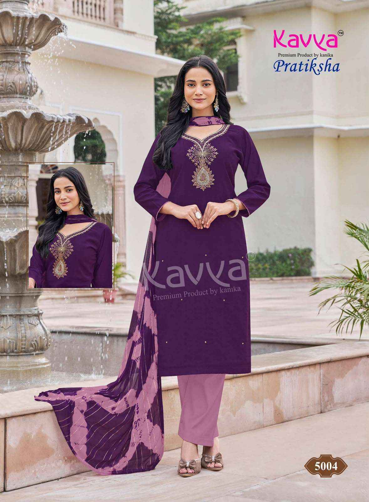 Kavya Pratiksha Vol 5 Premium Vetican Readymade Suits 10 Pcs Catalog