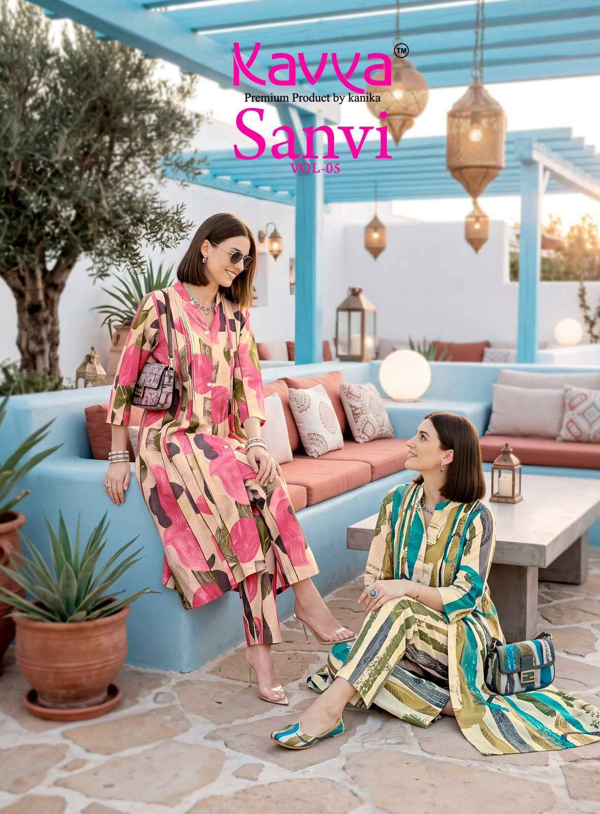 Kavya Sanvi Vol 5 Cotton Co Ord Set 10 pcs Catalog | Surat Wholesale Market