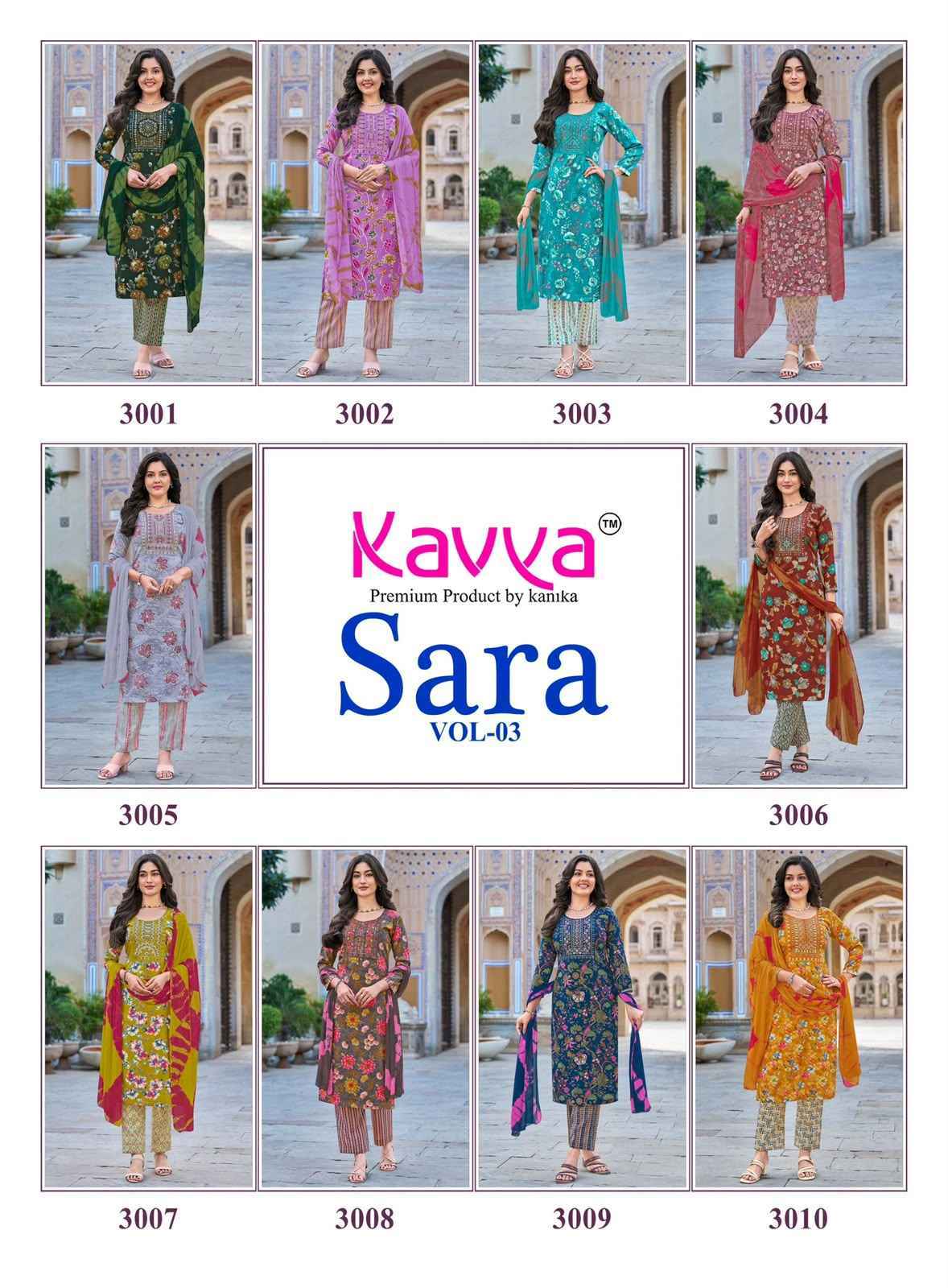Kavya Sara Vol 3 Capsule Kurti Collection 10 pcs Catalog | Surat Wholesaler