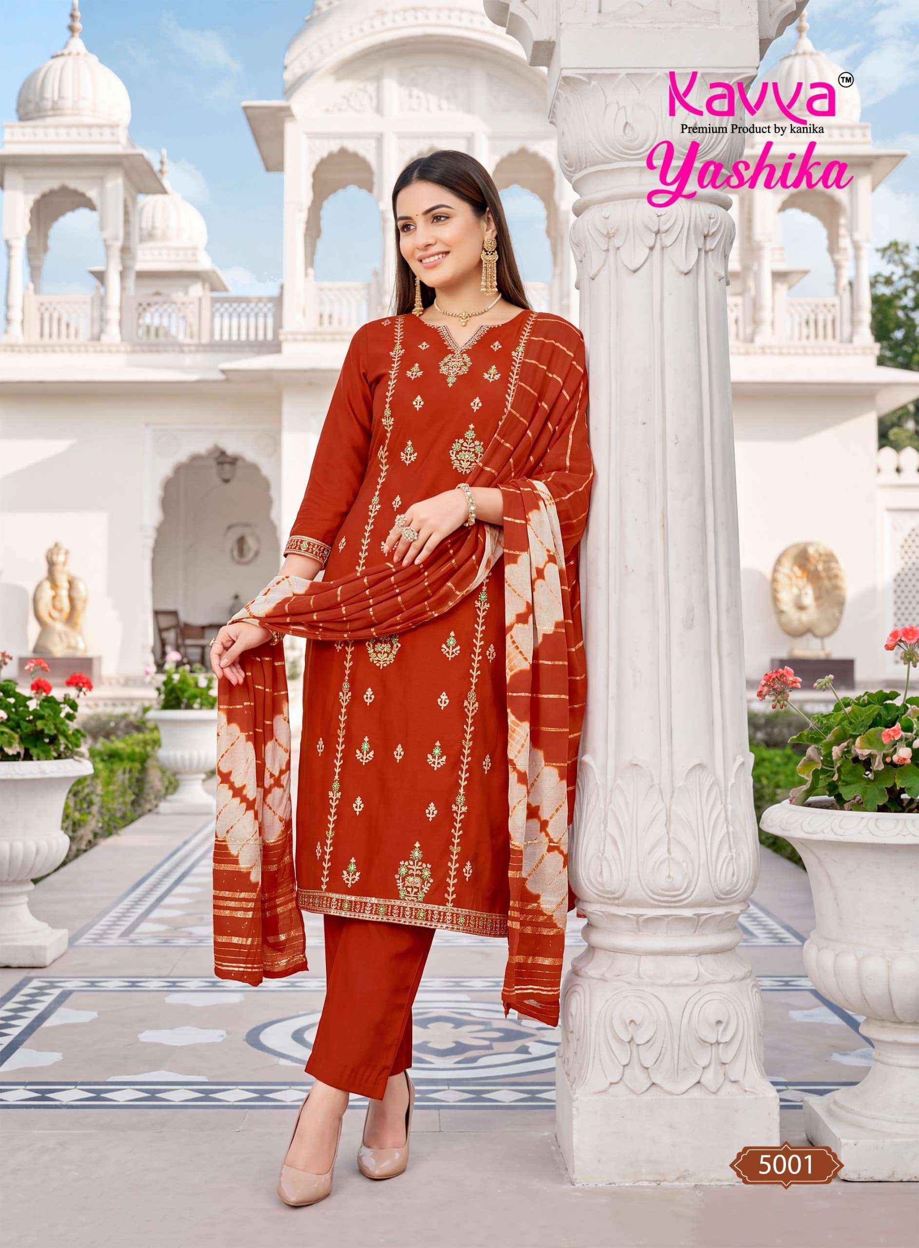 Kavya Yashika Vol 5 Readymade Party Wear Suits 10 Pcs Catalog