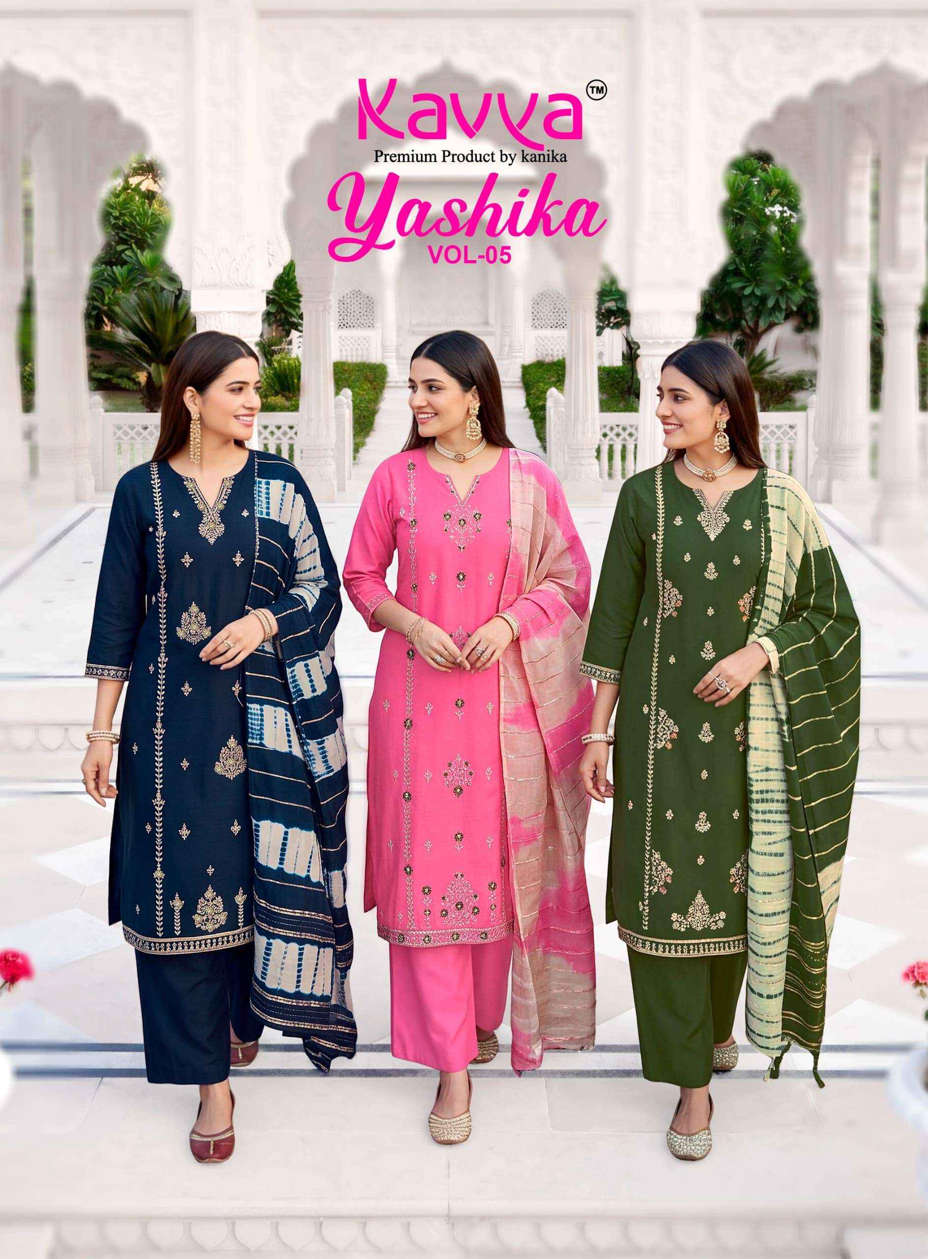 Kavya Yashika Vol 5 Readymade Party Wear Suits 10 Pcs Catalog