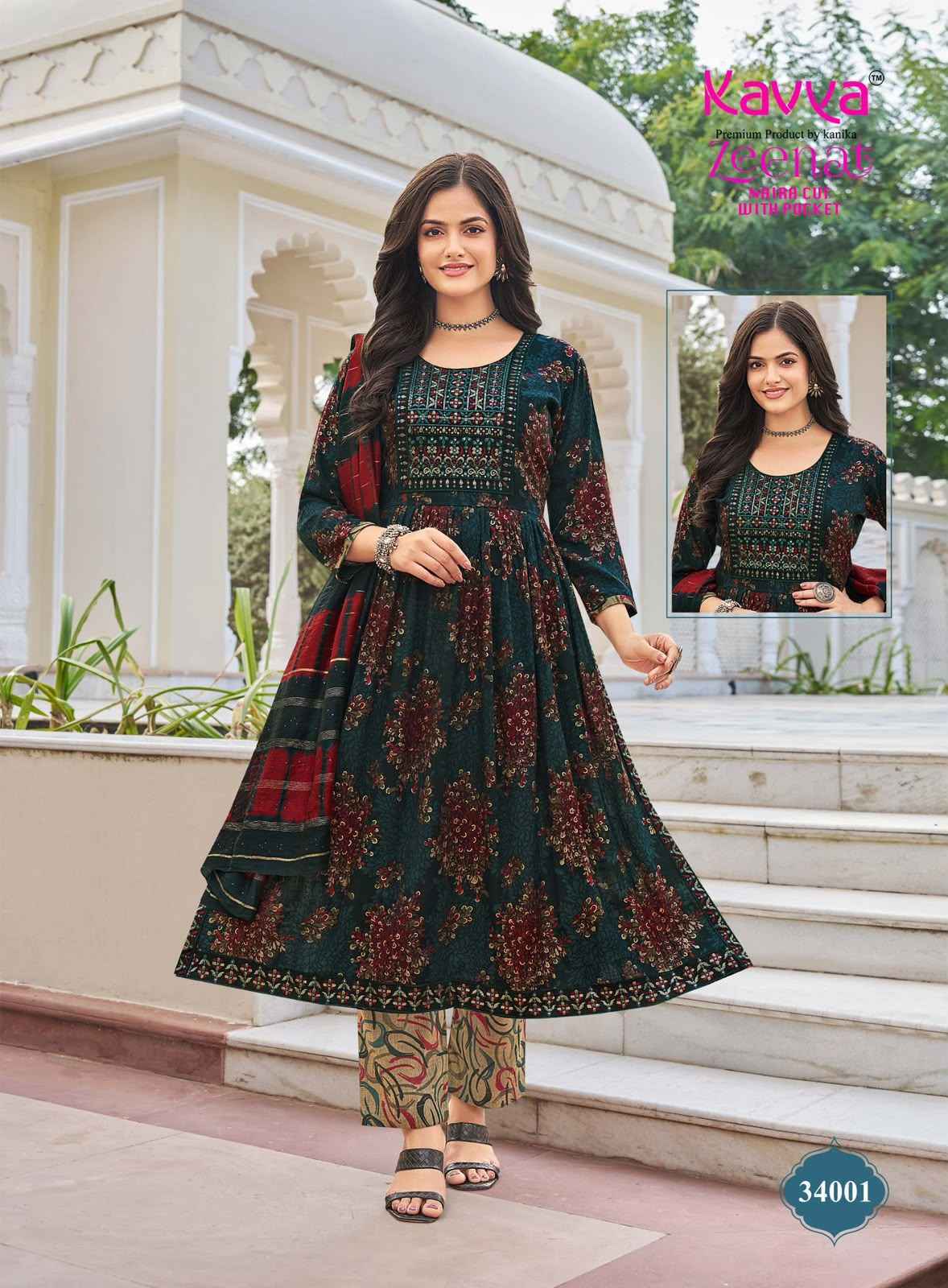 Kavya Zeenat Vol 34 Capsule Kurti Combo 10 pcs Catalog | Wholesale Catalog Surat