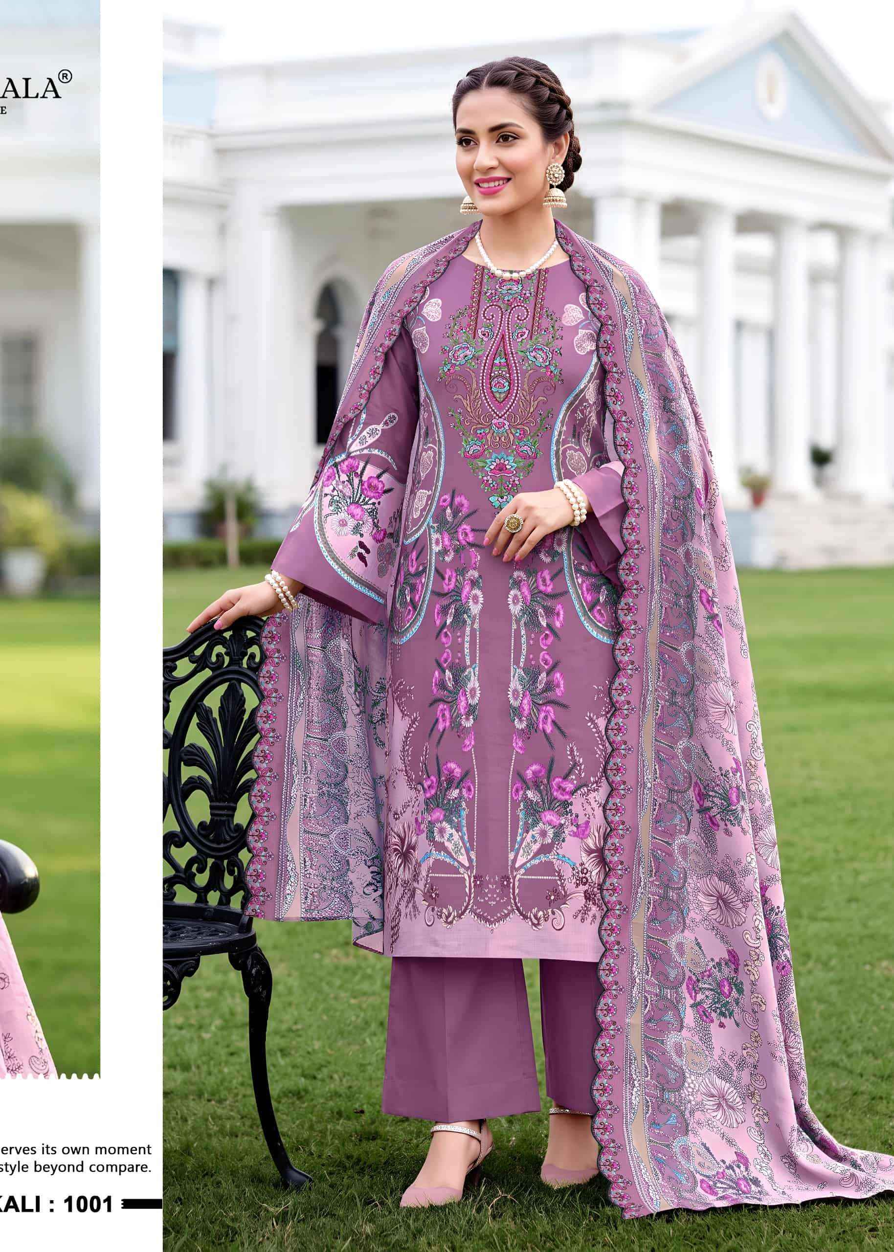 Kavyakala Anarkali Vol 29 Pakistani Print Law Cotton Dress Material 8 Pcs Catalog 