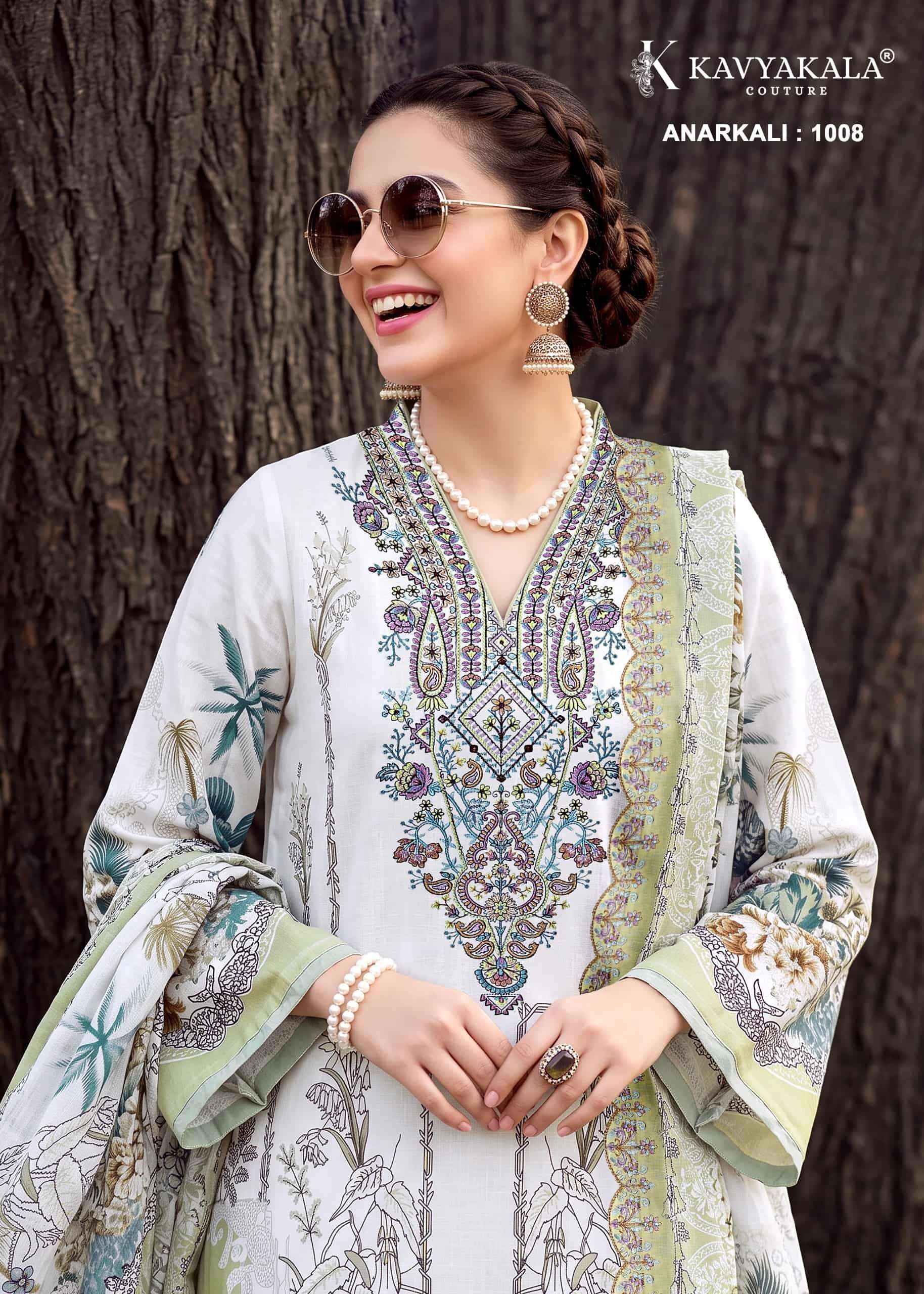 Kavyakala Anarkali Vol 29 Pakistani Print Law Cotton Dress Material 8 Pcs Catalog 