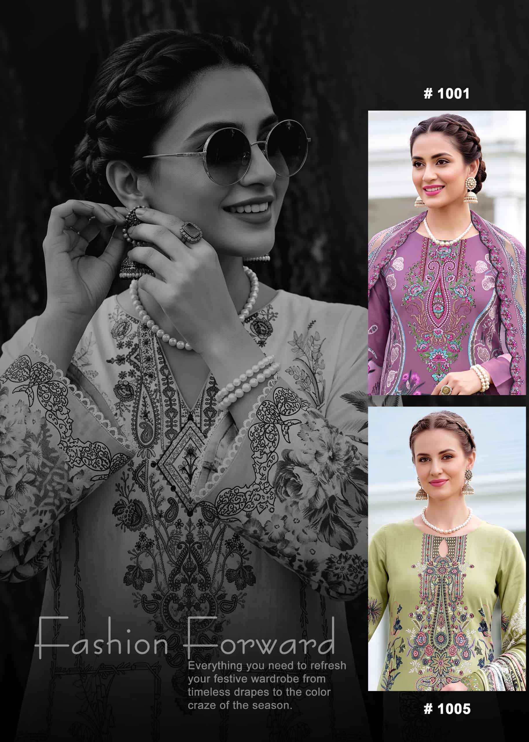 Kavyakala Anarkali Vol 29 Pakistani Print Law Cotton Dress Material 8 Pcs Catalog 