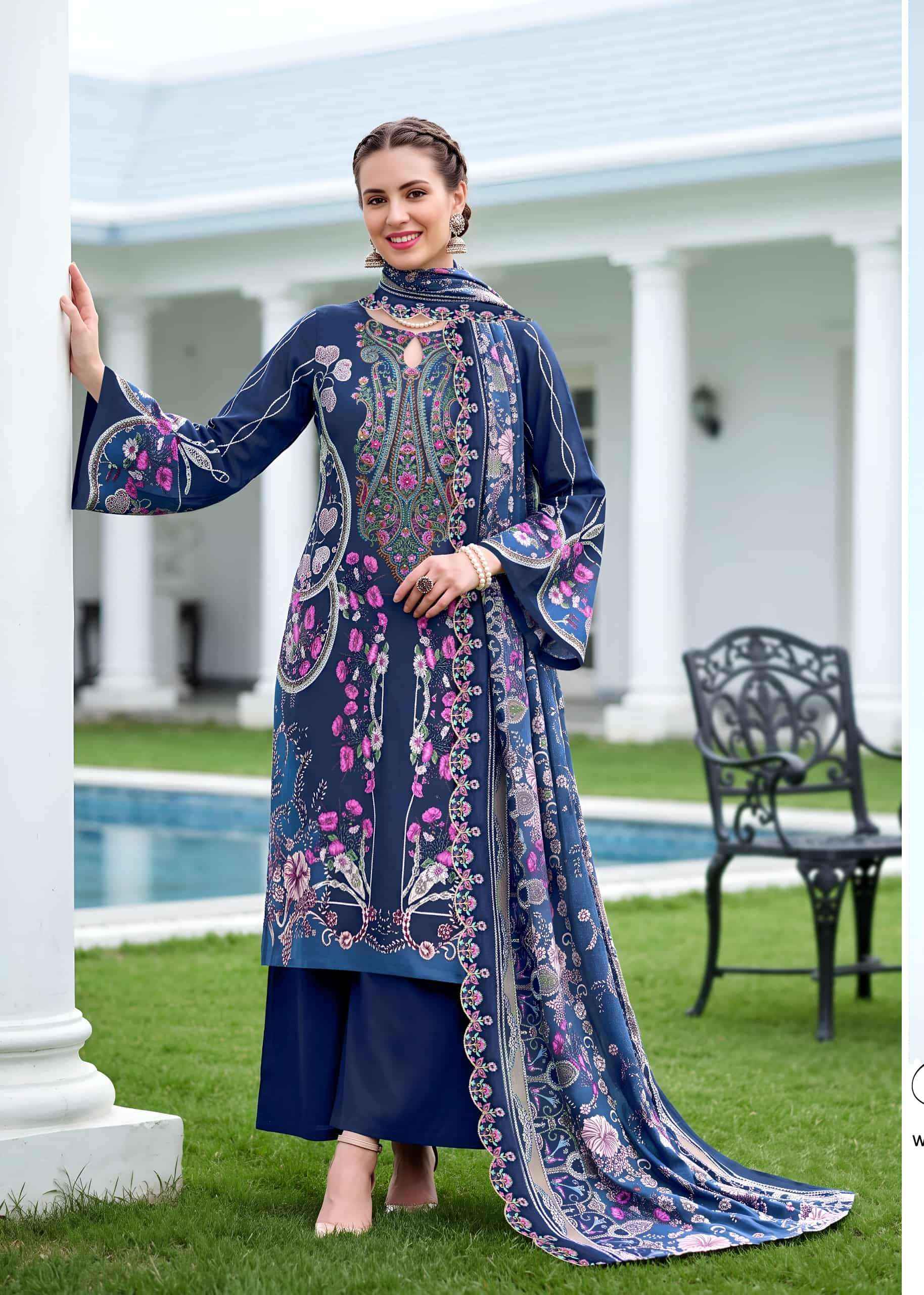 Kavyakala Anarkali Vol 29 Pakistani Print Law Cotton Dress Material 8 Pcs Catalog 
