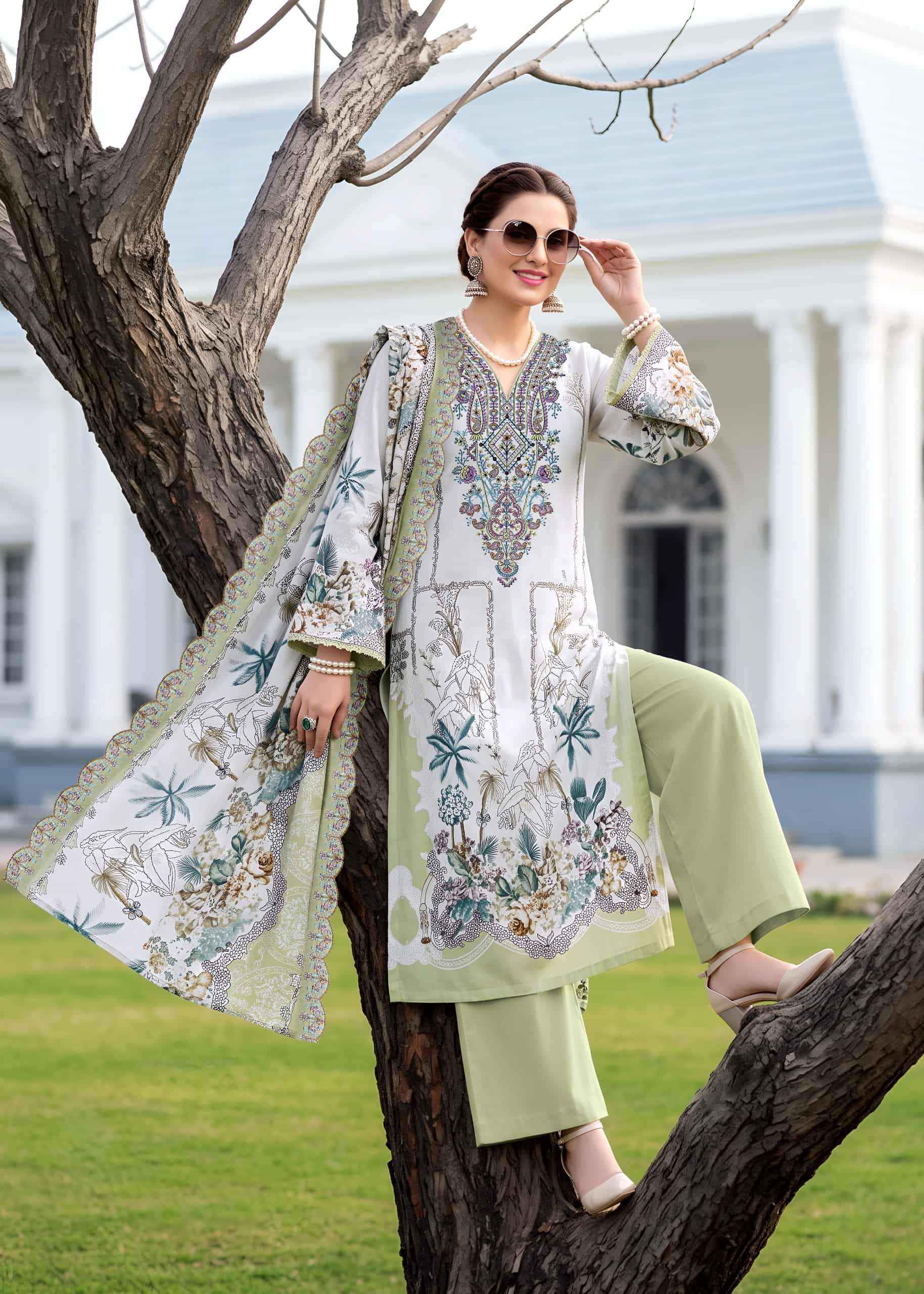 Kavyakala Anarkali Vol 29 Pakistani Print Law Cotton Dress Material 8 Pcs Catalog 