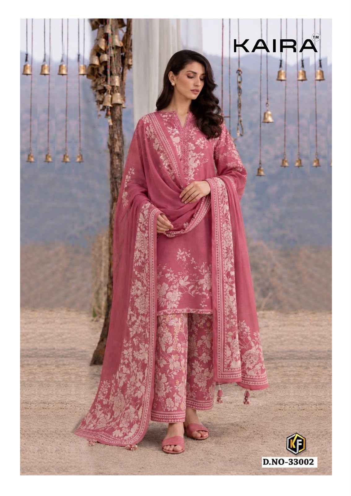 Keval Fab Kaira Vol 33 Lawn Cotton Dress Material 6 pcs Catalog