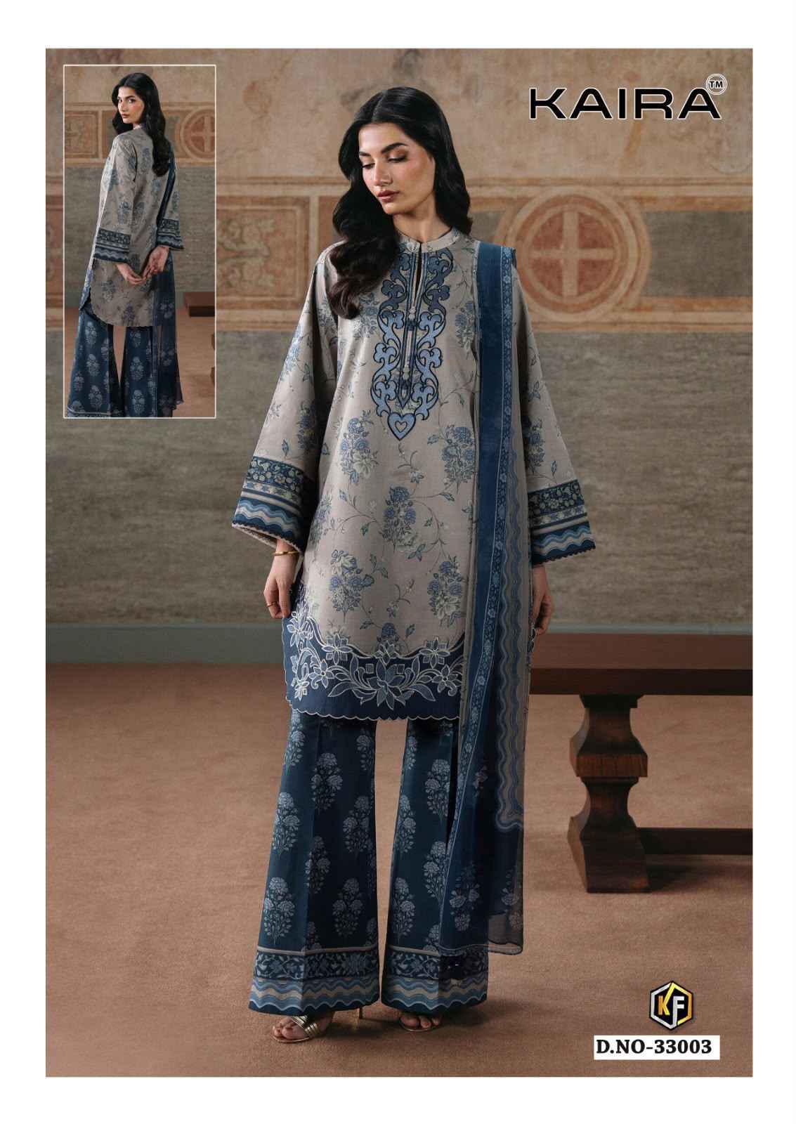 Keval Fab Kaira Vol 33 Lawn Cotton Dress Material 6 pcs Catalog
