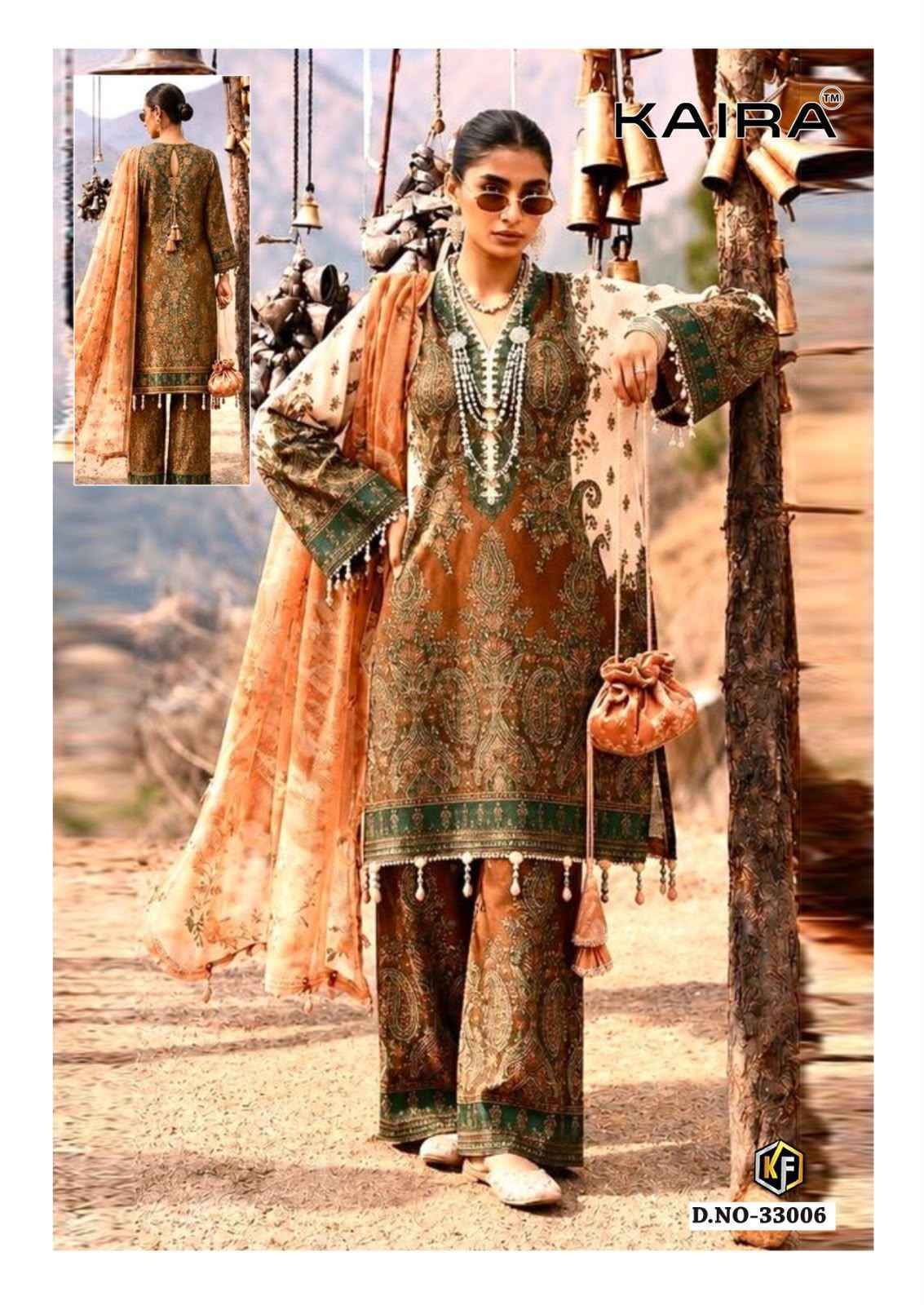 Keval Fab Kaira Vol 33 Lawn Cotton Dress Material 6 pcs Catalog