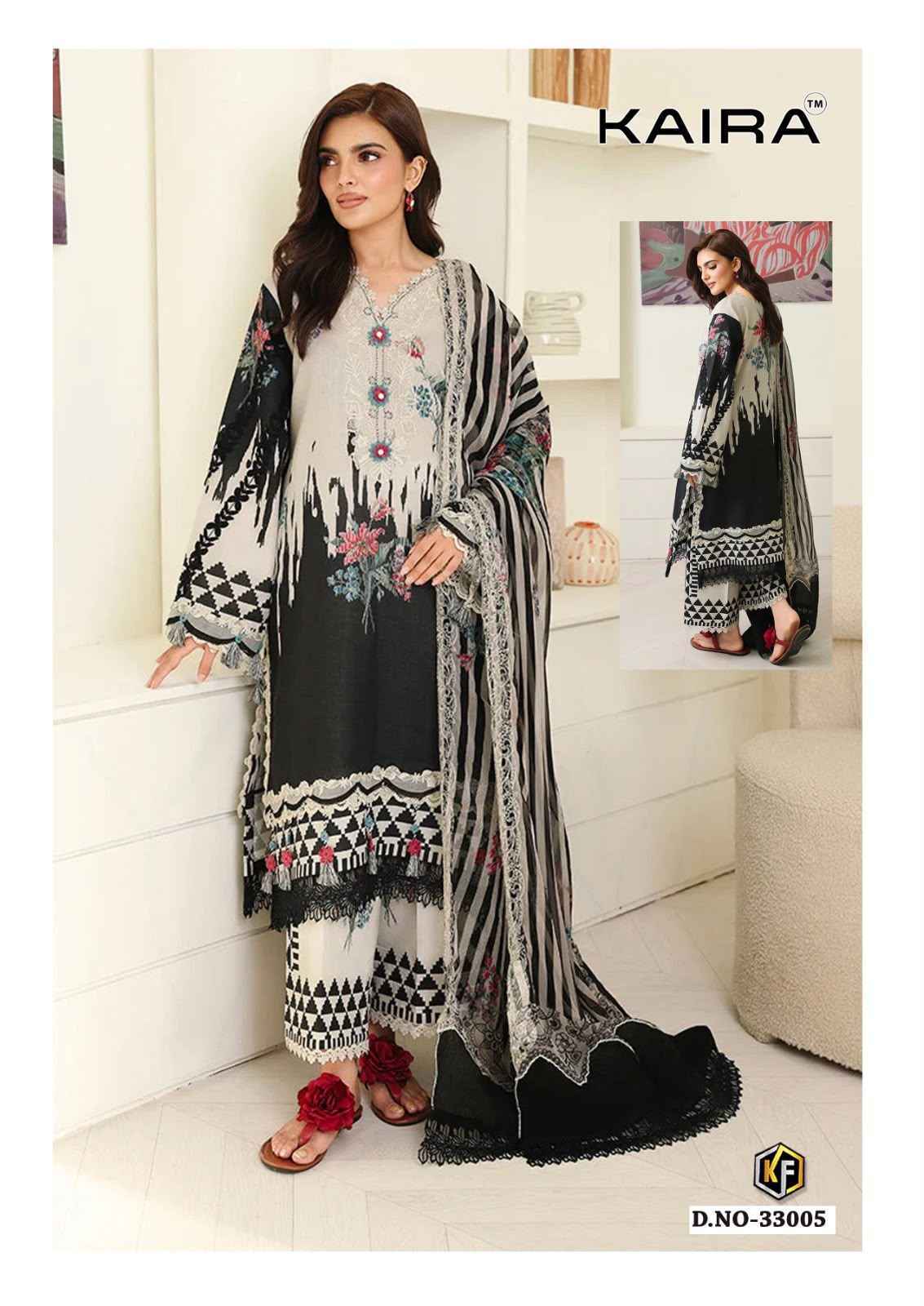 Keval Fab Kaira Vol 33 Lawn Cotton Dress Material 6 pcs Catalog