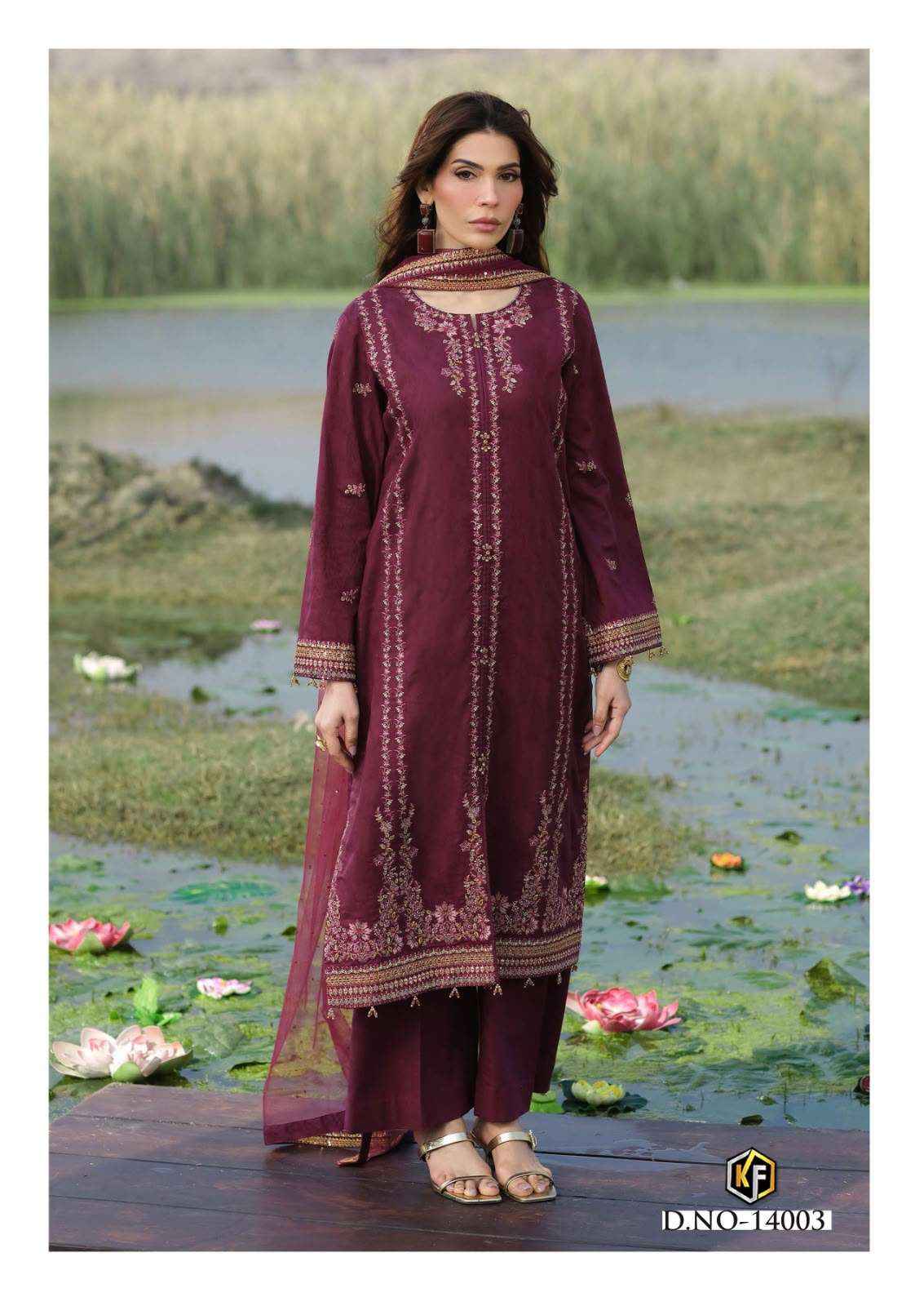 Keval Fab Kaneez Vol 14 Pakistani Cotton Dress Material 6 Pcs Catalog