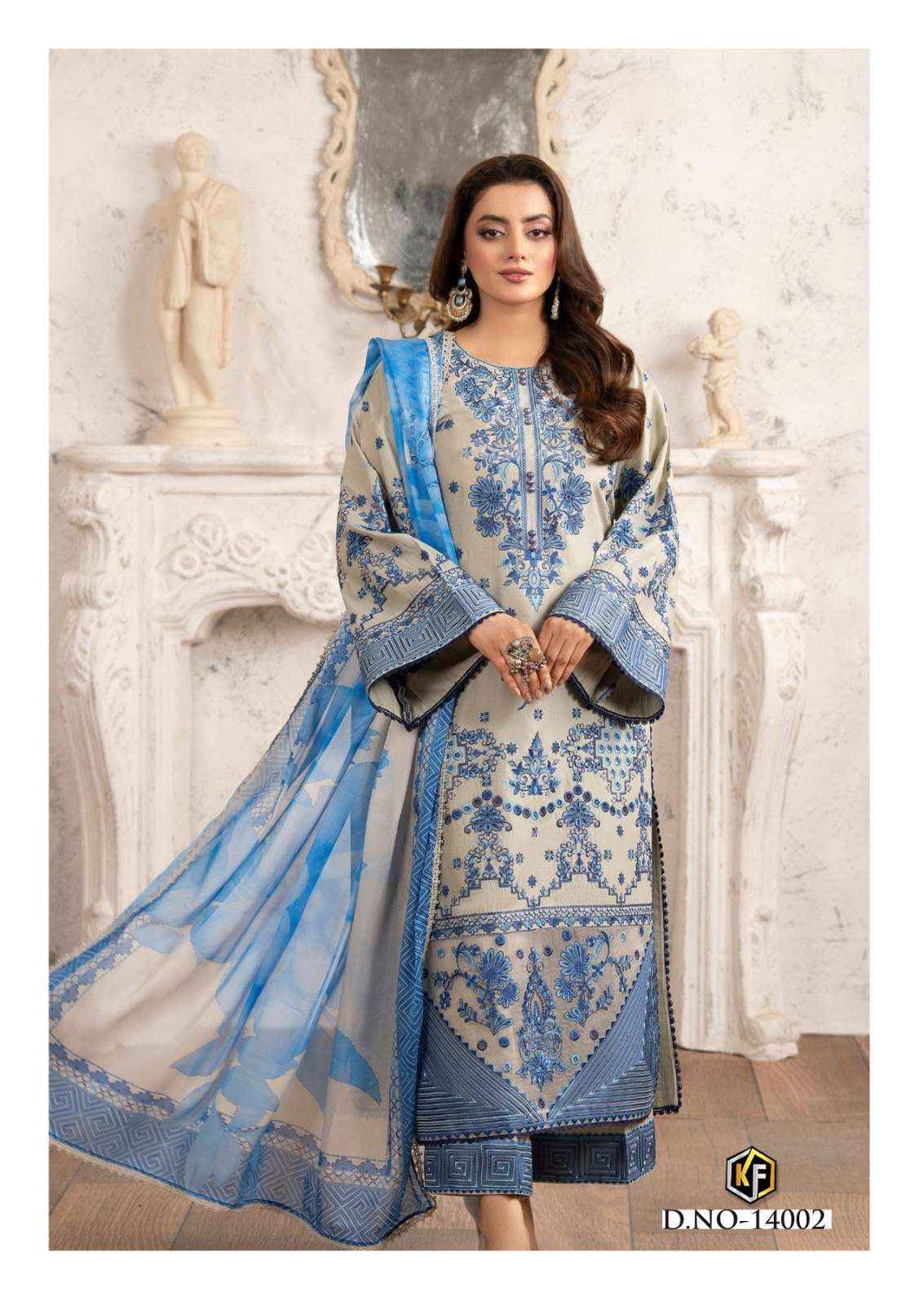 Keval Fab Kaneez Vol 14 Pakistani Cotton Dress Material 6 Pcs Catalog