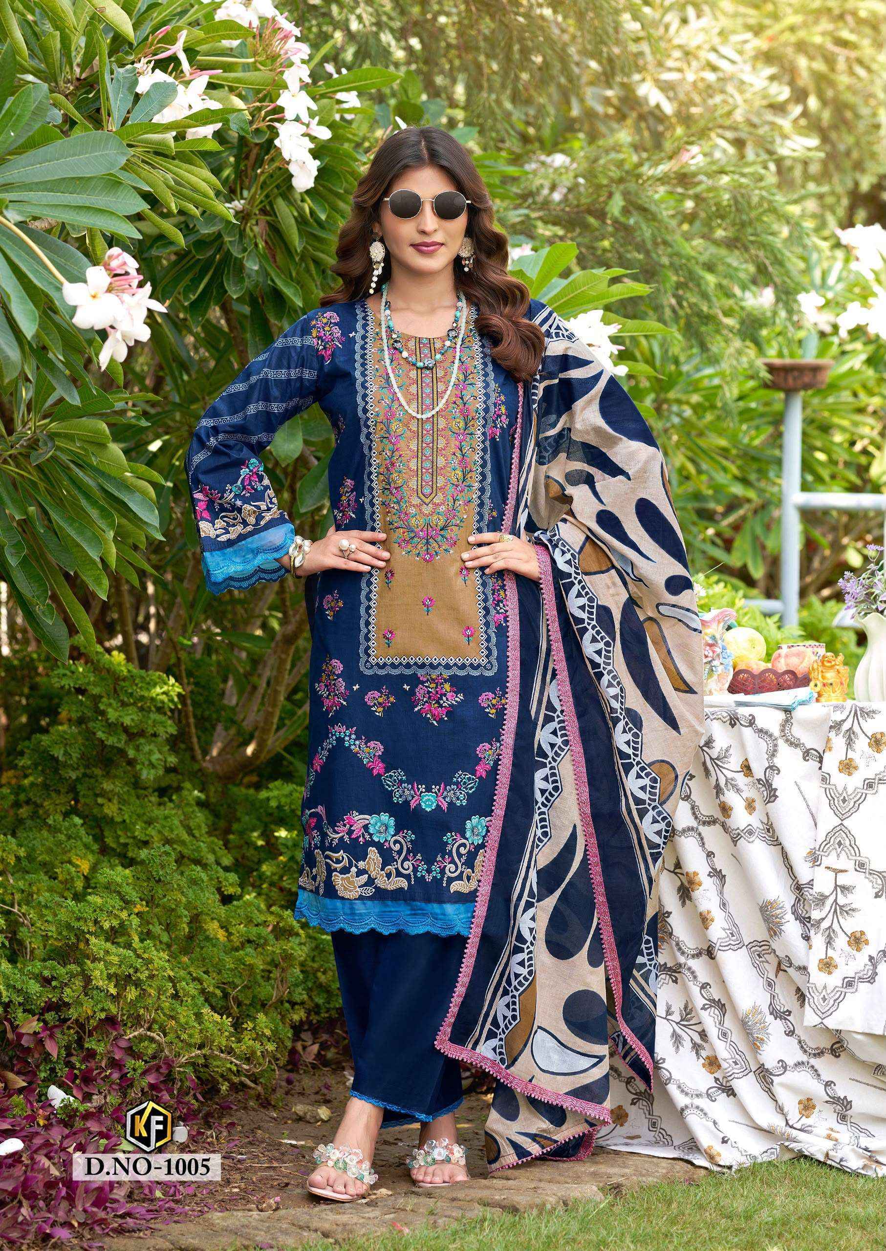 Keval Fab Naznin Cotton Dress Material 6 pcs Catalog | Wholesale Market Surat