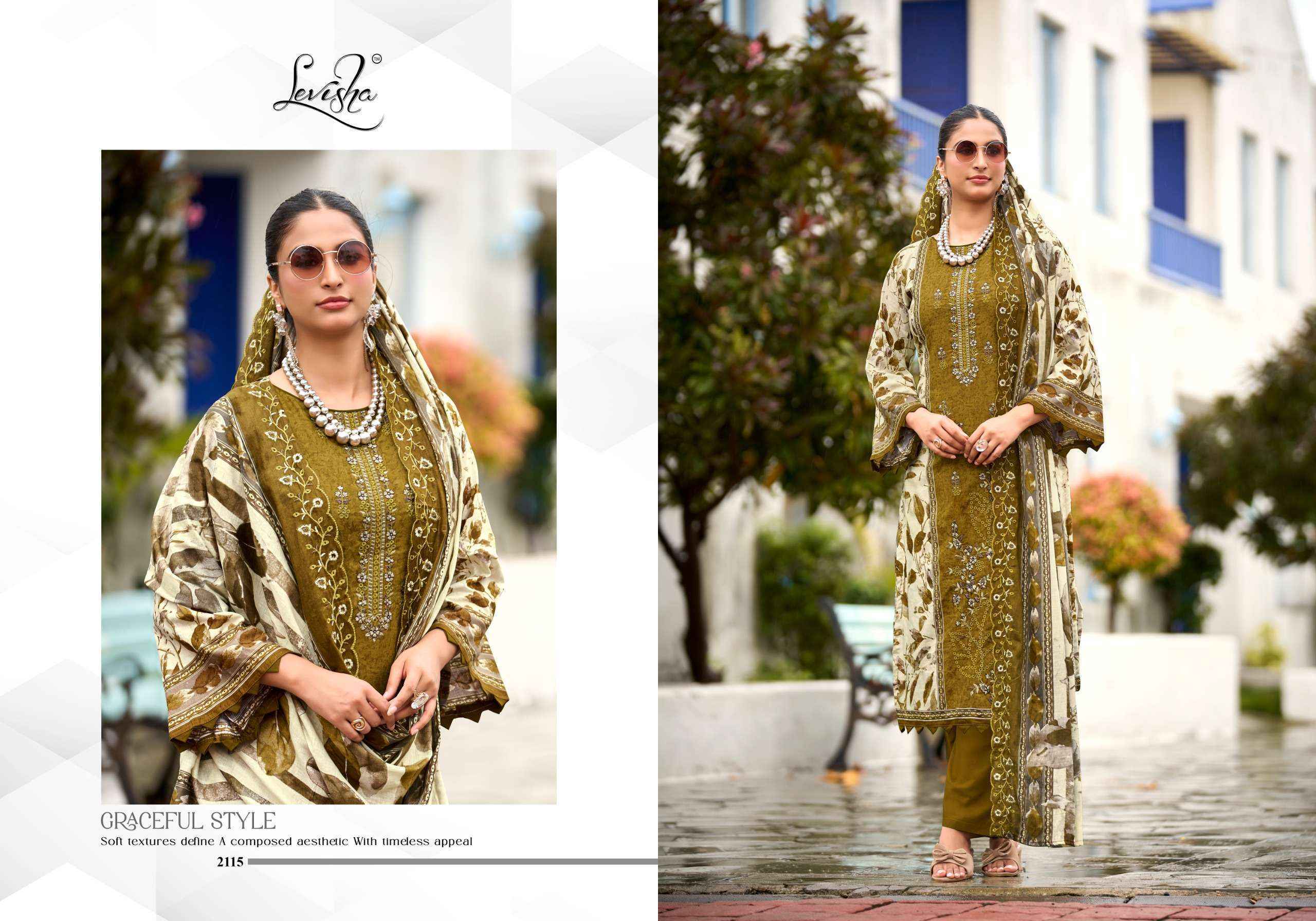 Levisha Madhubala Vol 21 Cotton Dress 6 Pcs - Surat Wholesale Market
