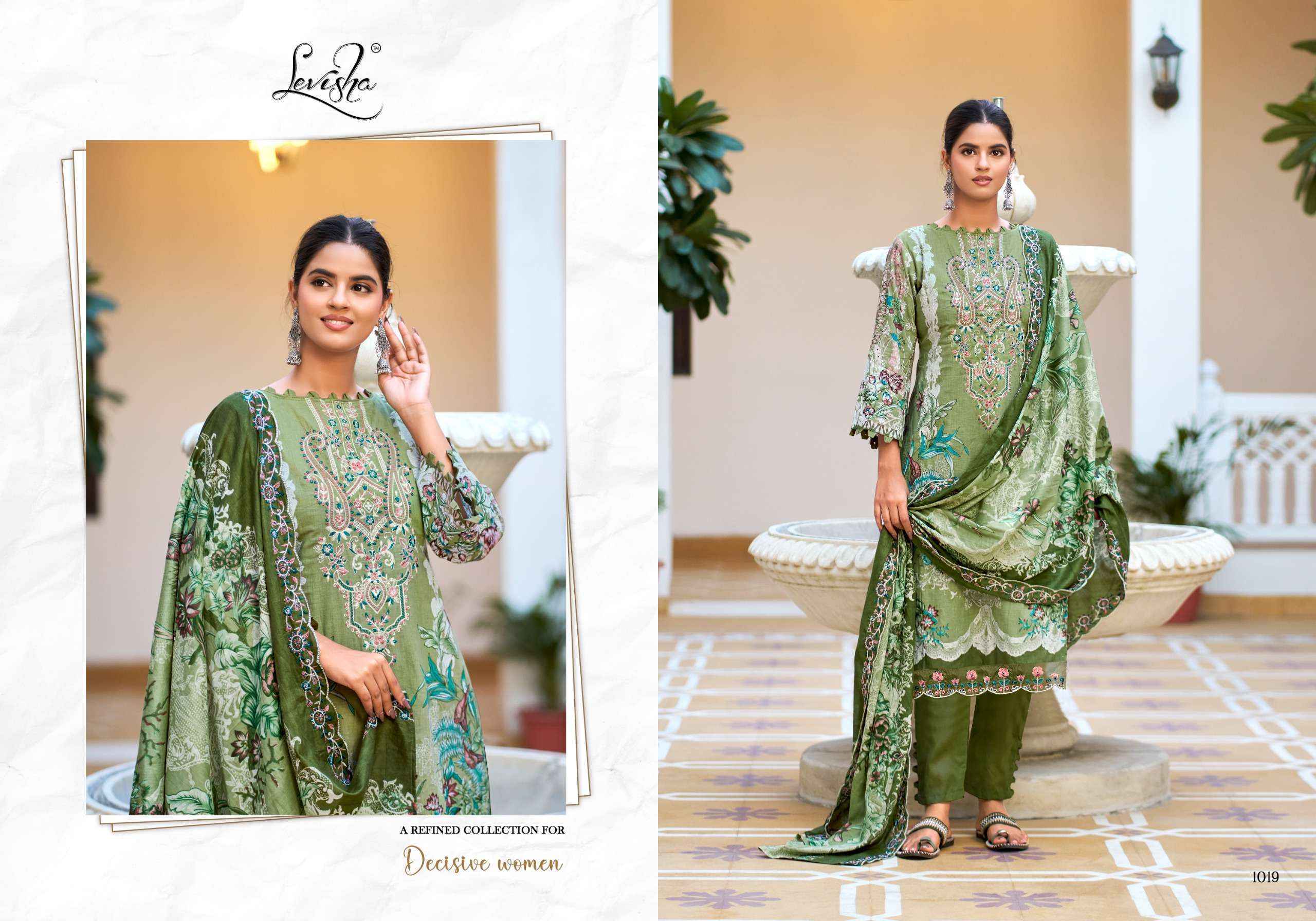 Levisha Mehfuz Nx Lawn Cotton Dress Material 8 pcs Catalogue