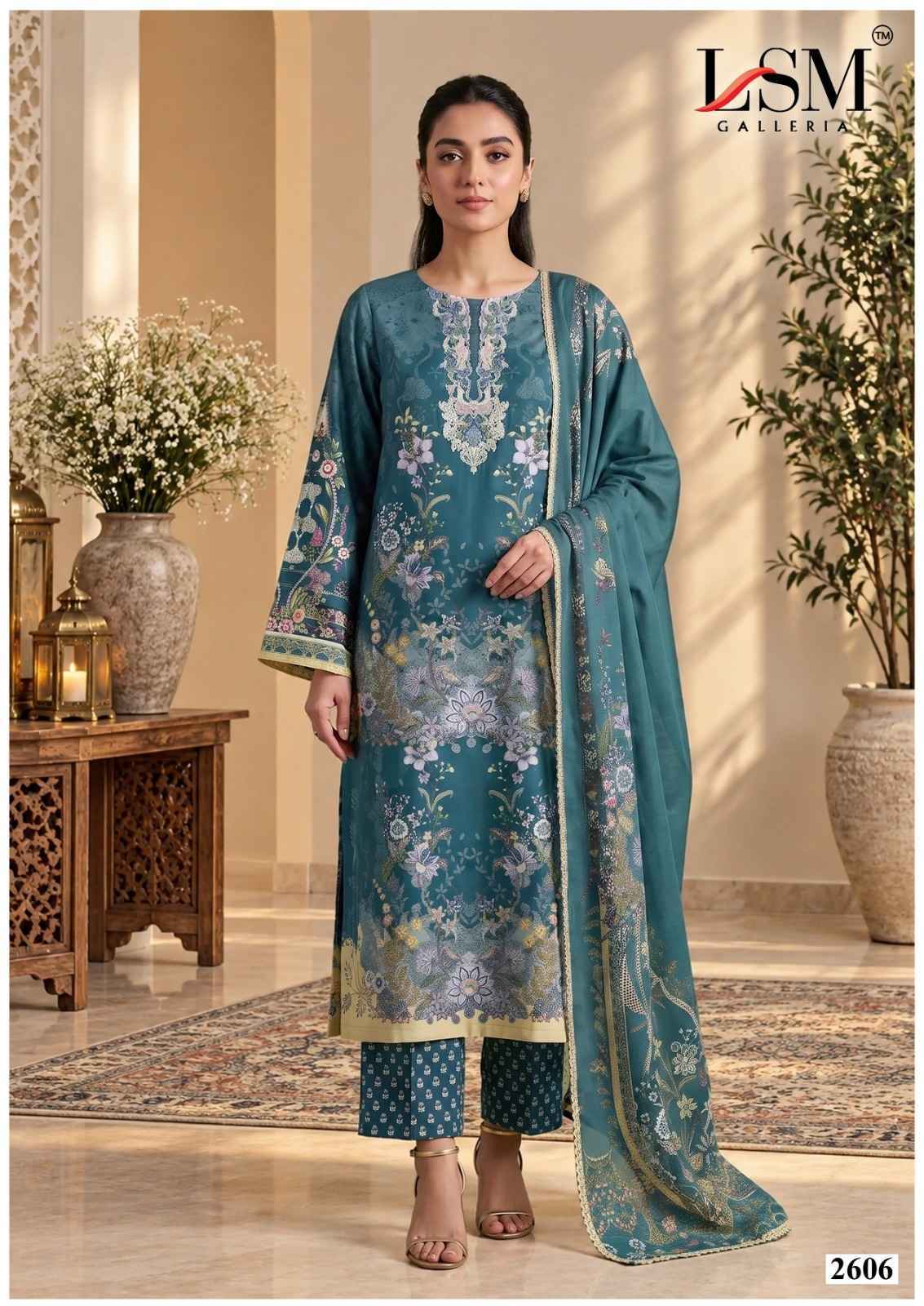 LSM Galleria Parian Dream Vol 26 Cotton Dress Material 6 pcs Catalog | Wholesale Factory