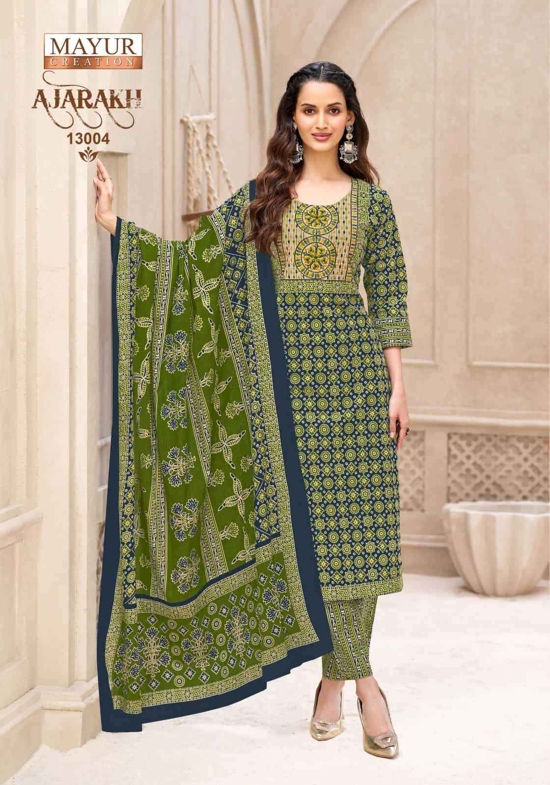 Mayur Ajarakh Vol 13 Pure Cotton Readymade Suits Wholesale Price 10 Pcs Catalog
