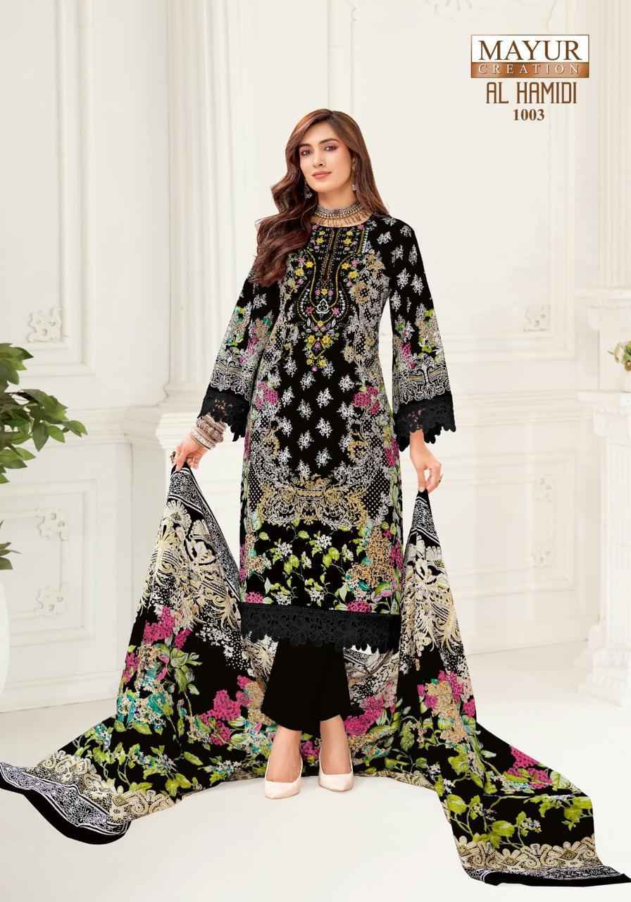 Mayur Creation AL Hamidi Vol 1 Cotton Dress Material 8 pcs Catalogue