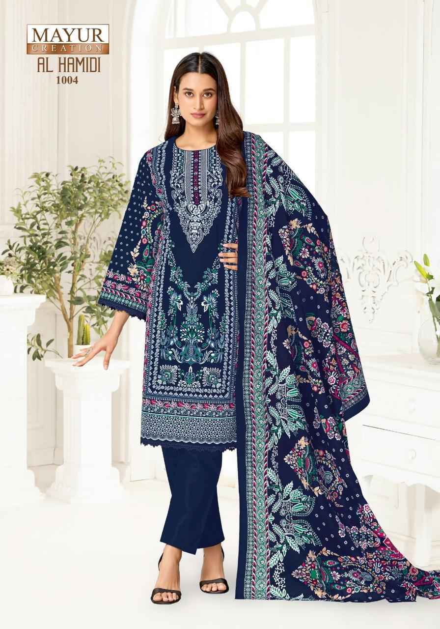 Mayur Creation AL Hamidi Vol 1 Cotton Dress Material 8 pcs Catalogue