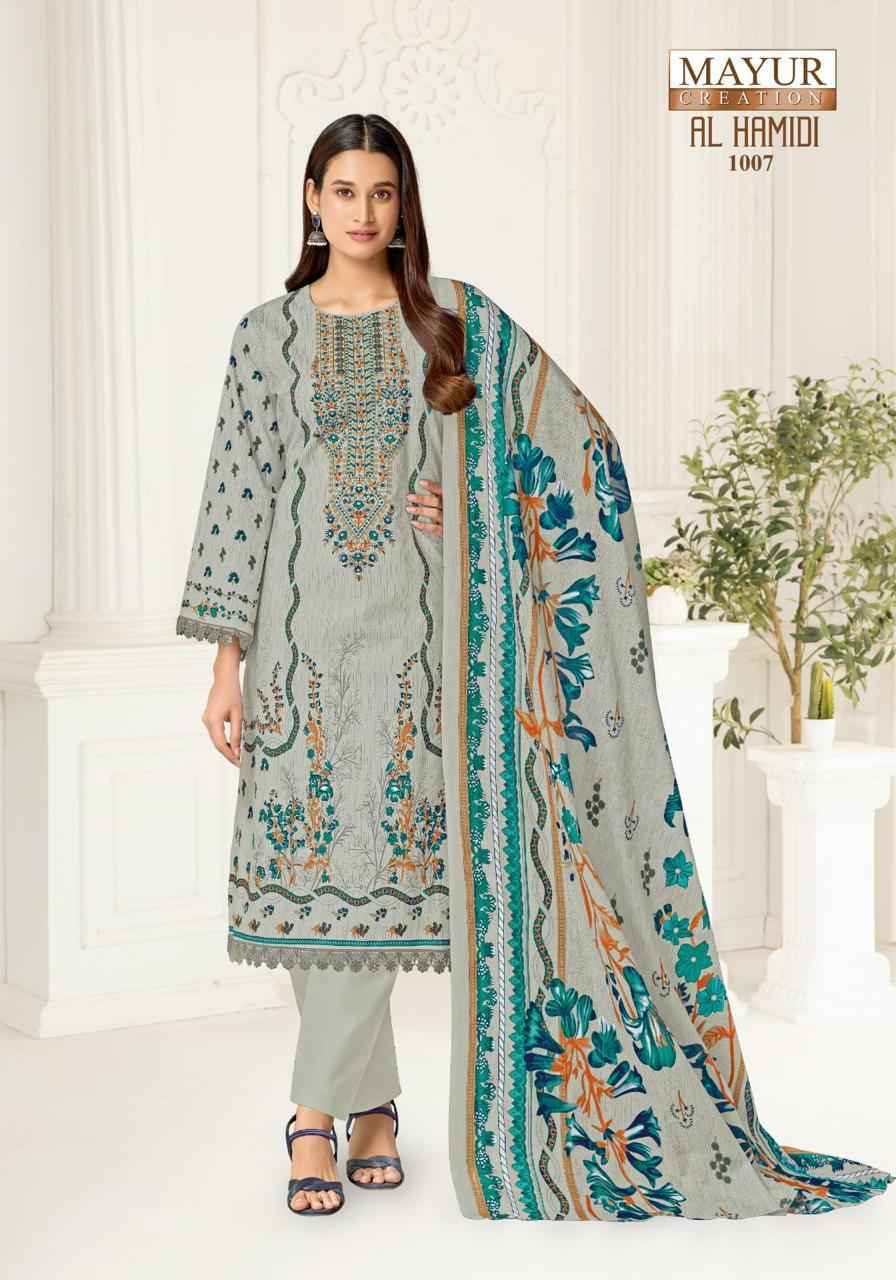 Mayur Creation AL Hamidi Vol 1 Cotton Dress Material 8 pcs Catalogue