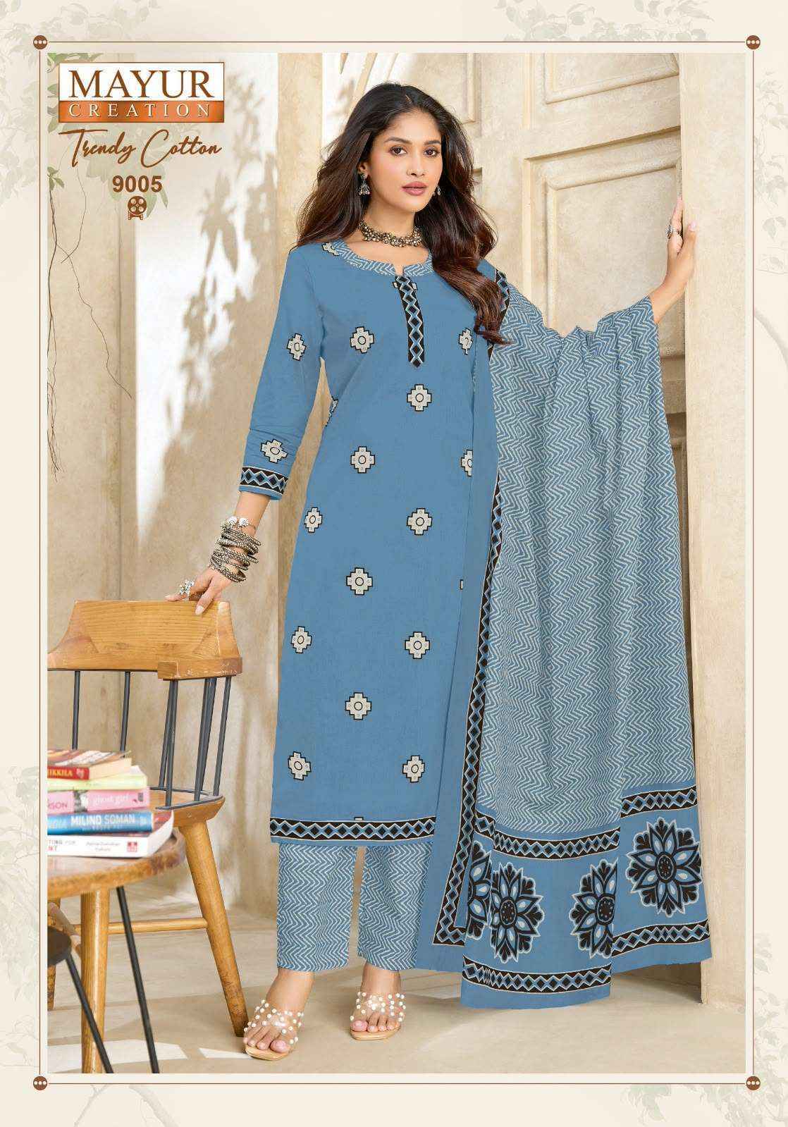 Mayur Creation Trendy Cotton Vol 9 Cotton Dress Material 10 Pcs Catalog | Surat Wholesale Textile