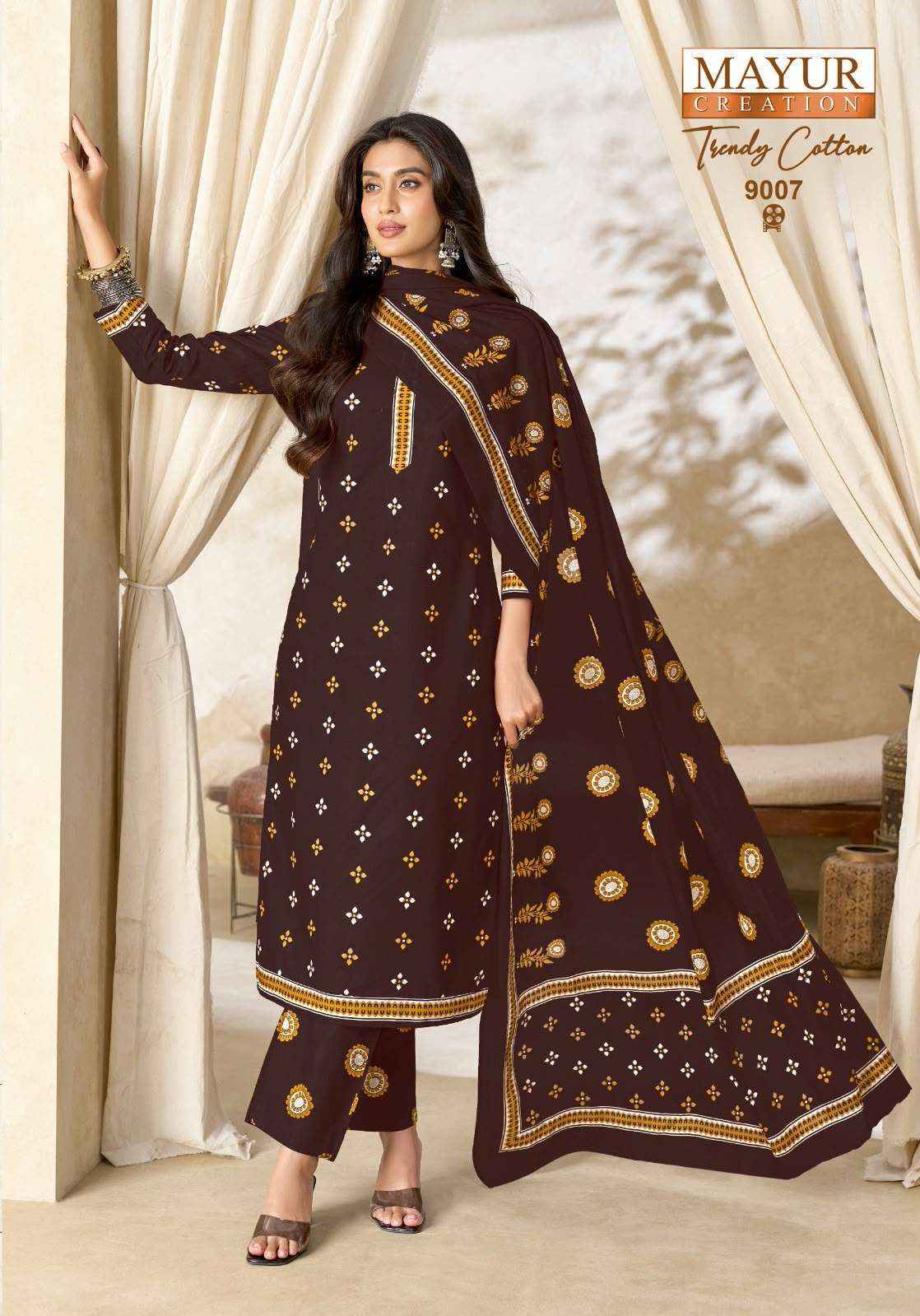 Mayur Creation Trendy Cotton Vol 9 Cotton Dress Material 10 Pcs Catalog | Surat Wholesale Textile