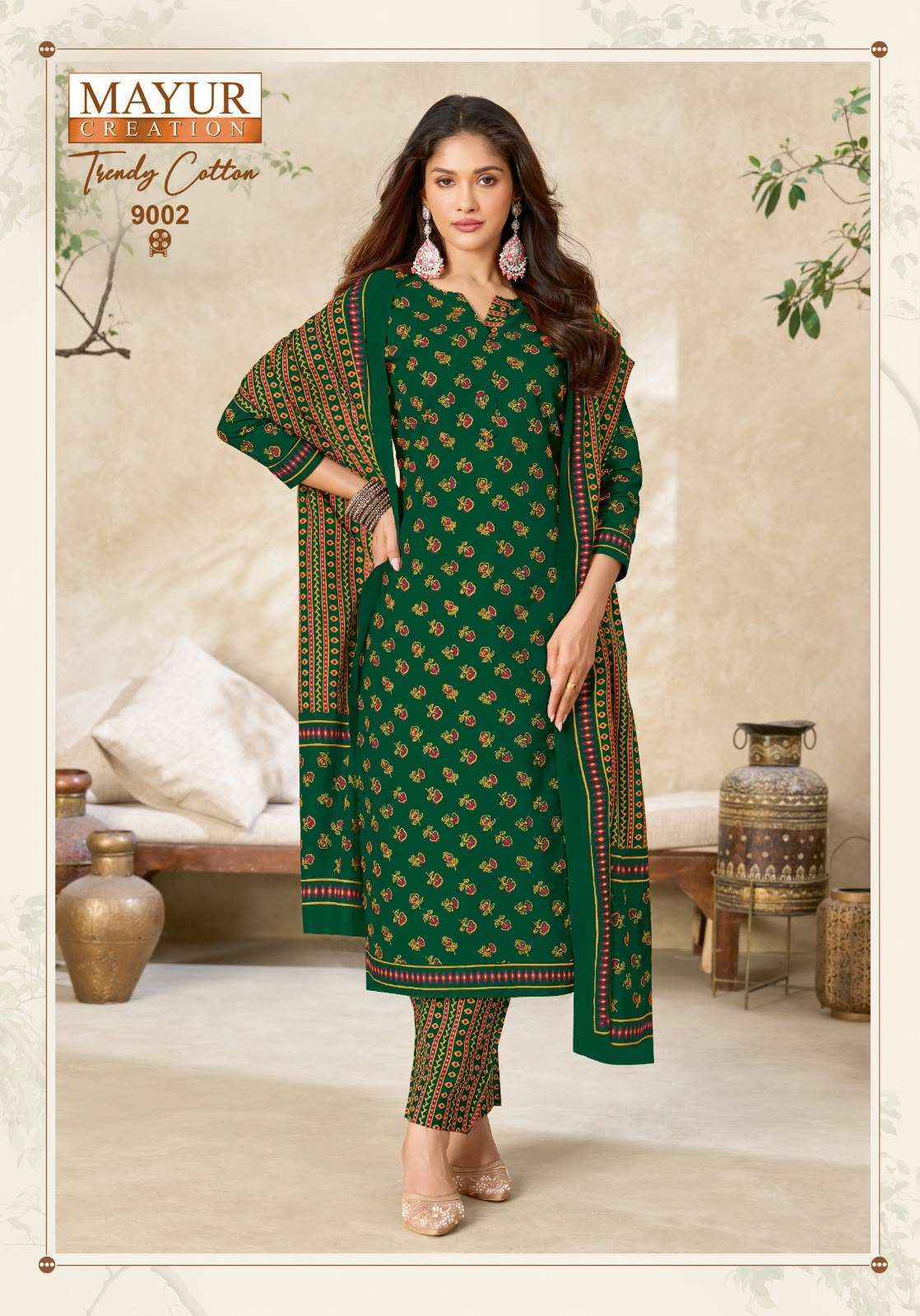 Mayur Creation Trendy Cotton Vol 9 Cotton Dress Material 10 pcs Catalog | Surat Wholesaler