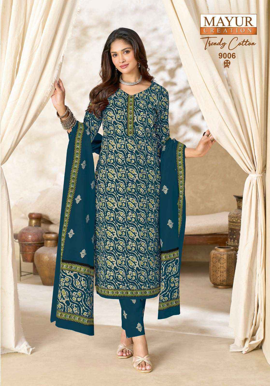 Mayur Creation Trendy Cotton Vol 9 Cotton Dress Material 10 pcs Catalog | Surat Wholesaler