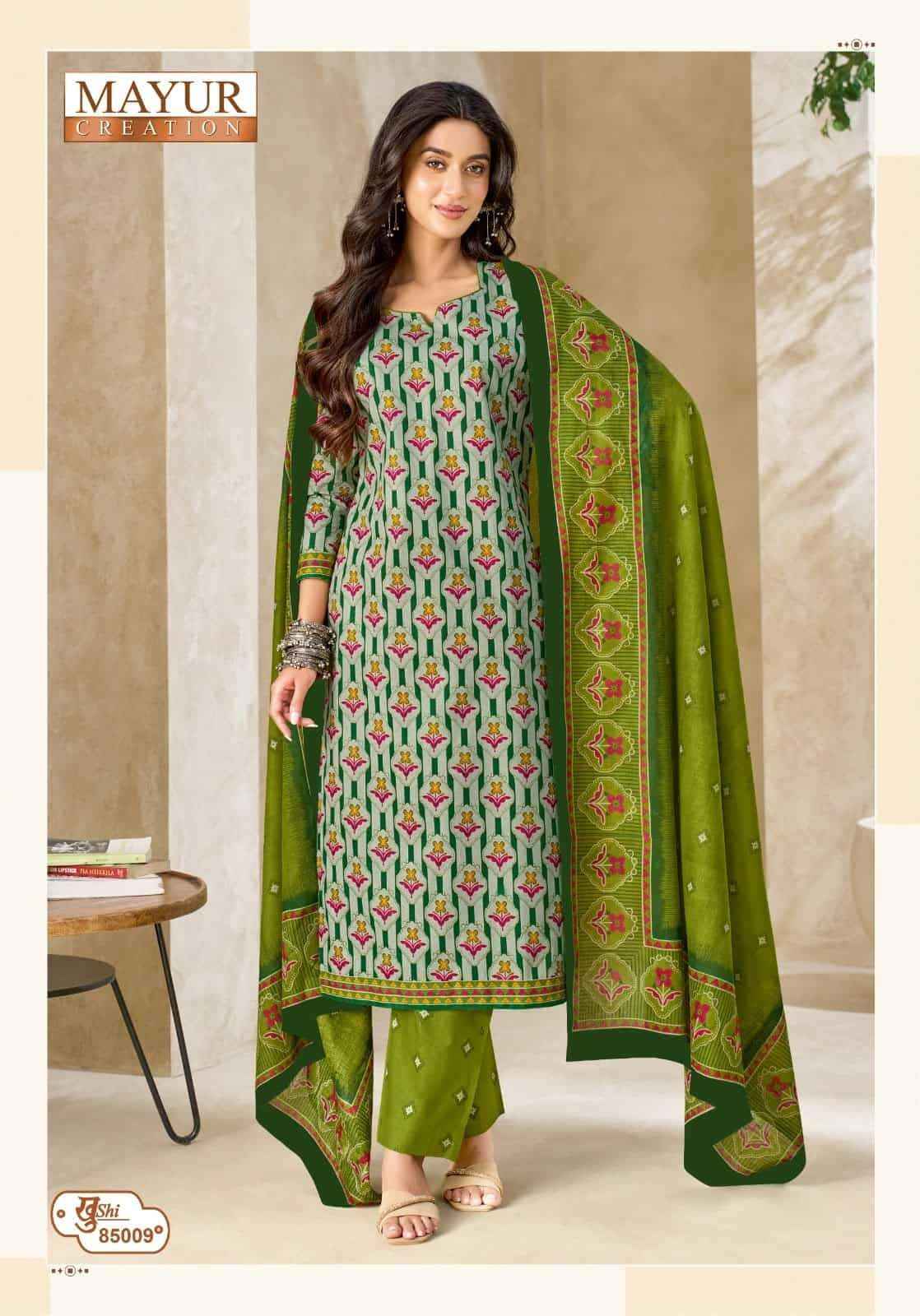 Mayur Khushi Vol 85 Pure Cotton Dress Material 24 Pcs Catalog