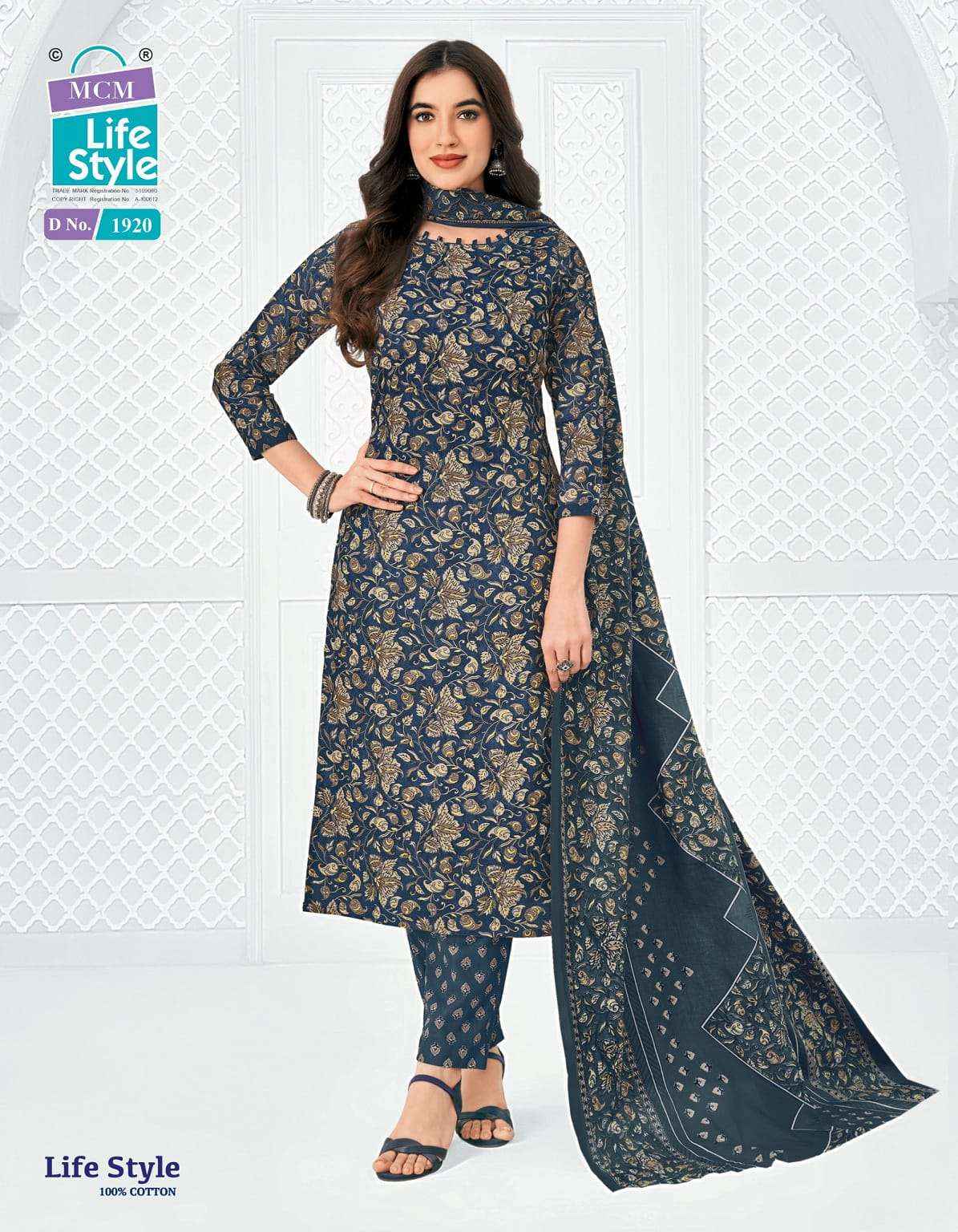 Mcm Life Style Vol 19 Pure Cotton Readymade Suits 12 Pcs Catalog
