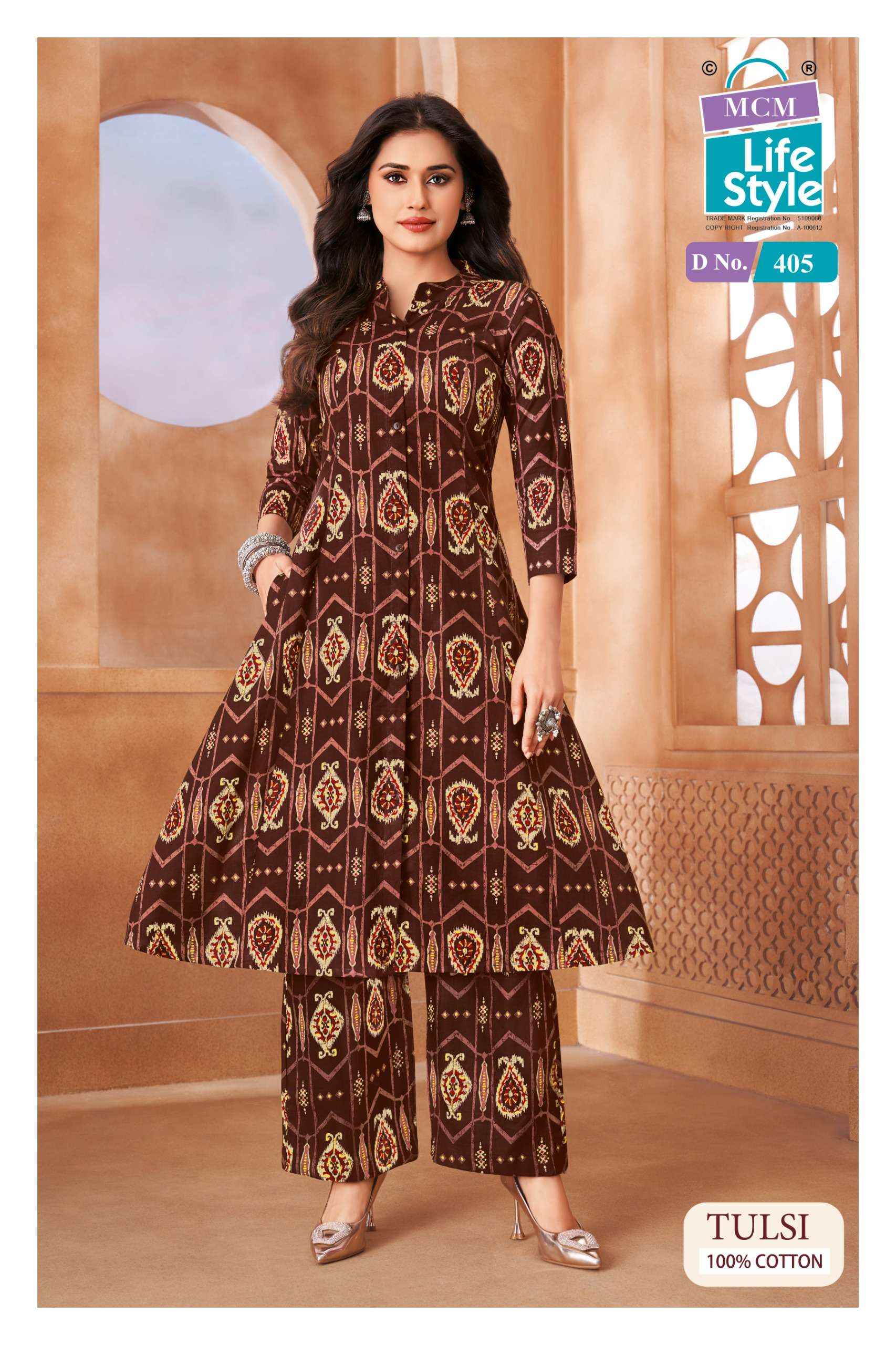 MCM LIFESTYLE TULSI VOL 4 COTTON CO ORD SET 10 PCS CATALOG