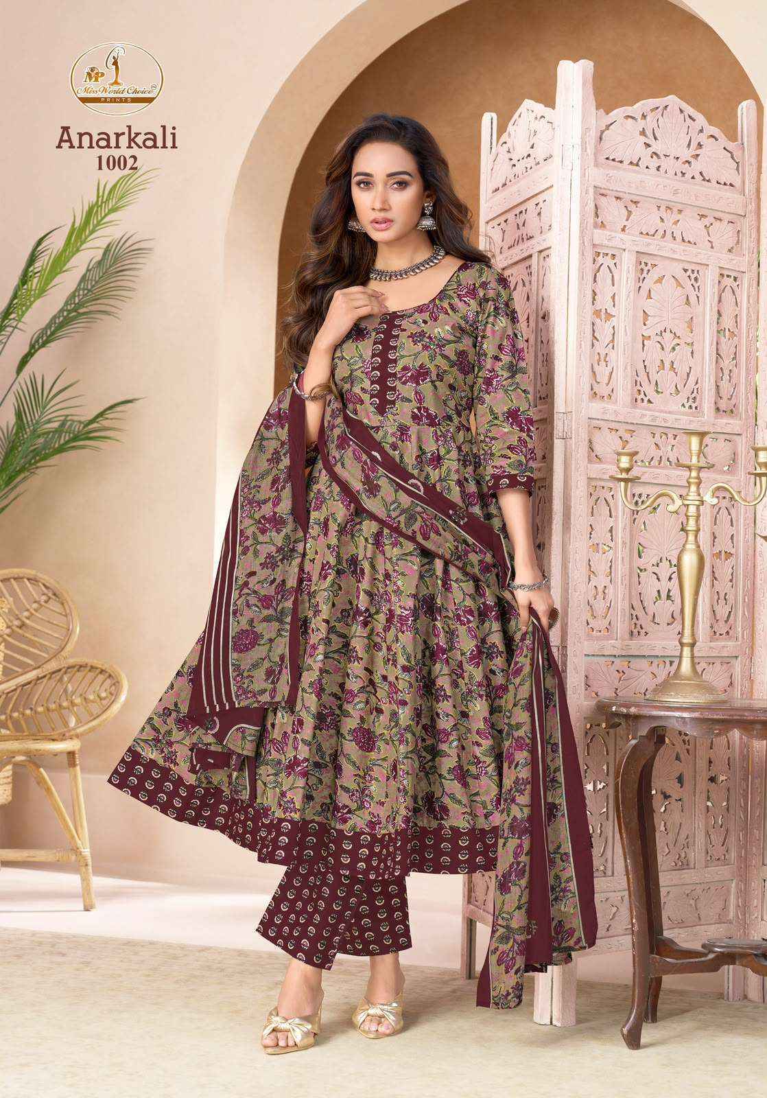Miss World Choice Anarkal Vol 1 Readymade Cotton Dress 10 pcs Catalogue