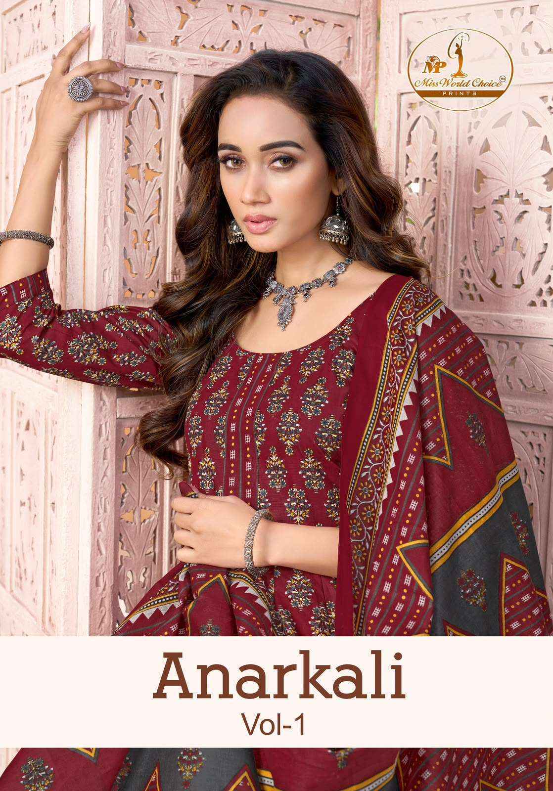 Miss World Choice Anarkal Vol 1 Readymade Cotton Dress 10 pcs Catalogue