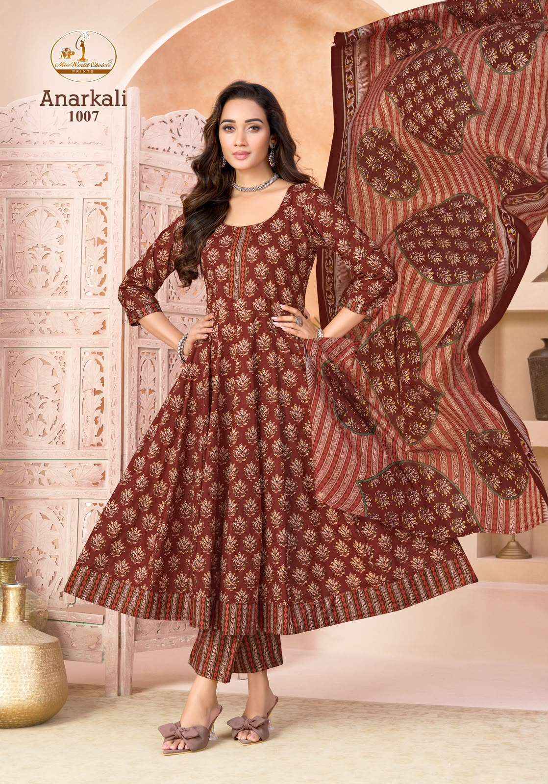 Miss World Choice Anarkal Vol 1 Readymade Cotton Dress 10 pcs Catalogue