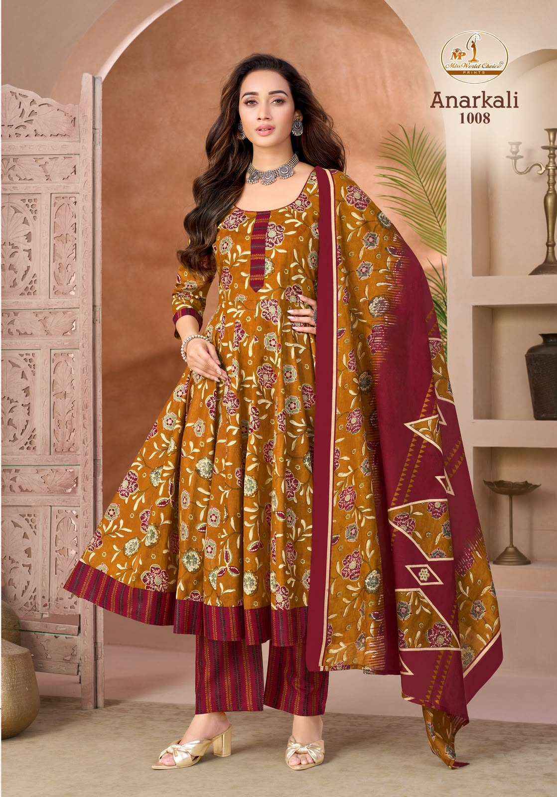 Miss World Choice Anarkal Vol 1 Readymade Cotton Dress 10 pcs Catalogue