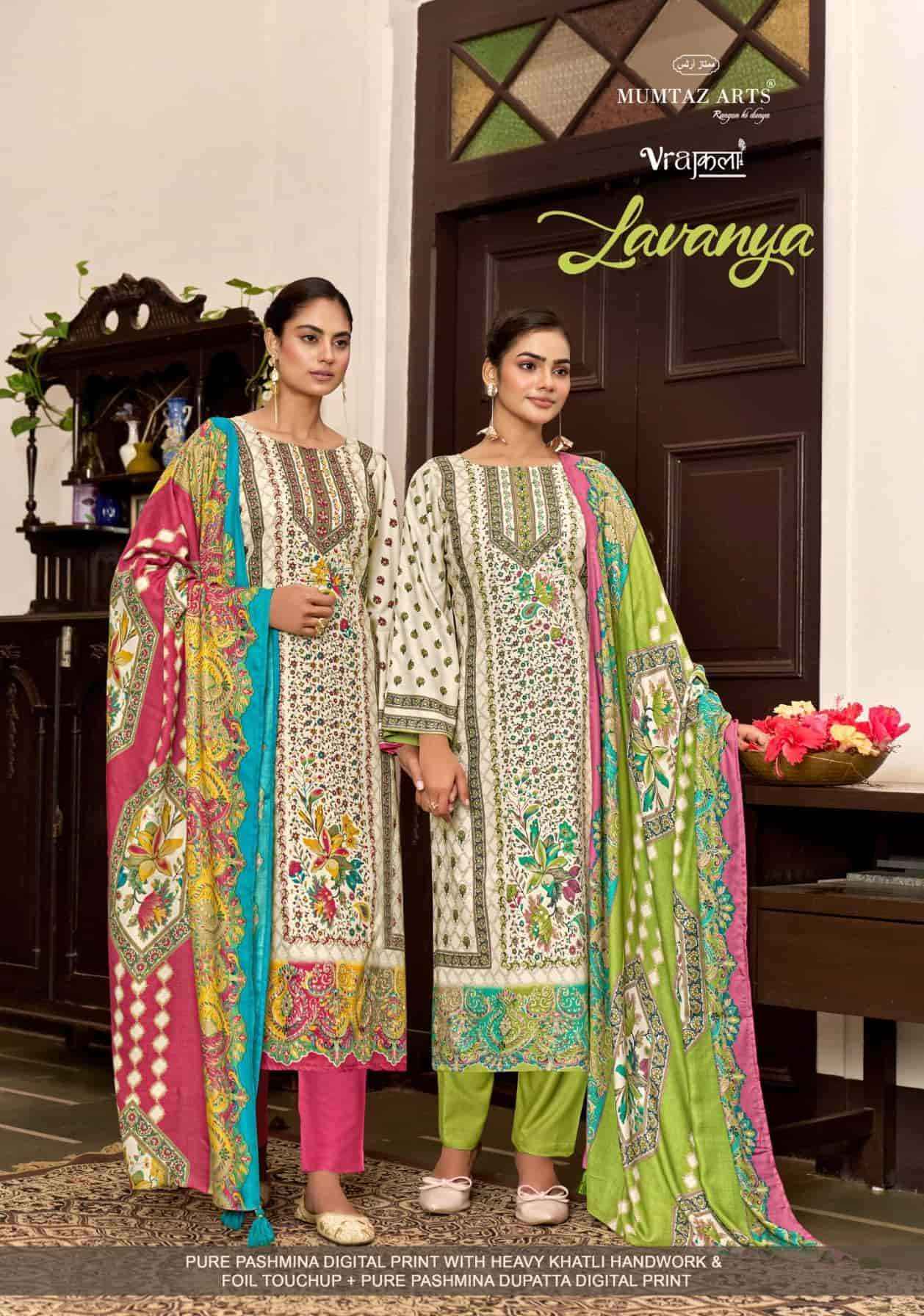 Mumtaz Arts Lavanya New Pashmina Designs Dress Material 4 Pcs Catalog 