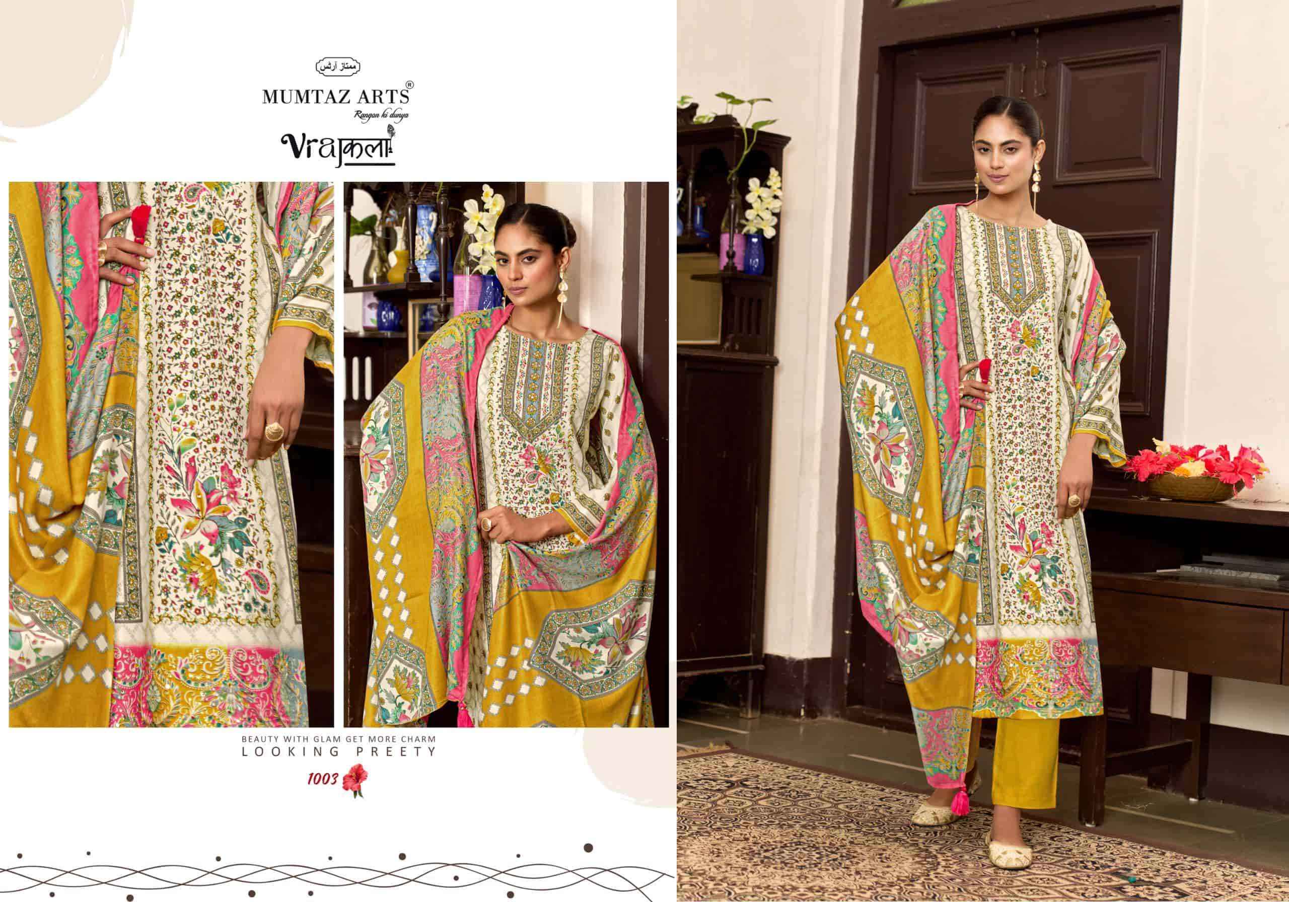 Mumtaz Arts Lavanya New Pashmina Designs Dress Material 4 Pcs Catalog 
