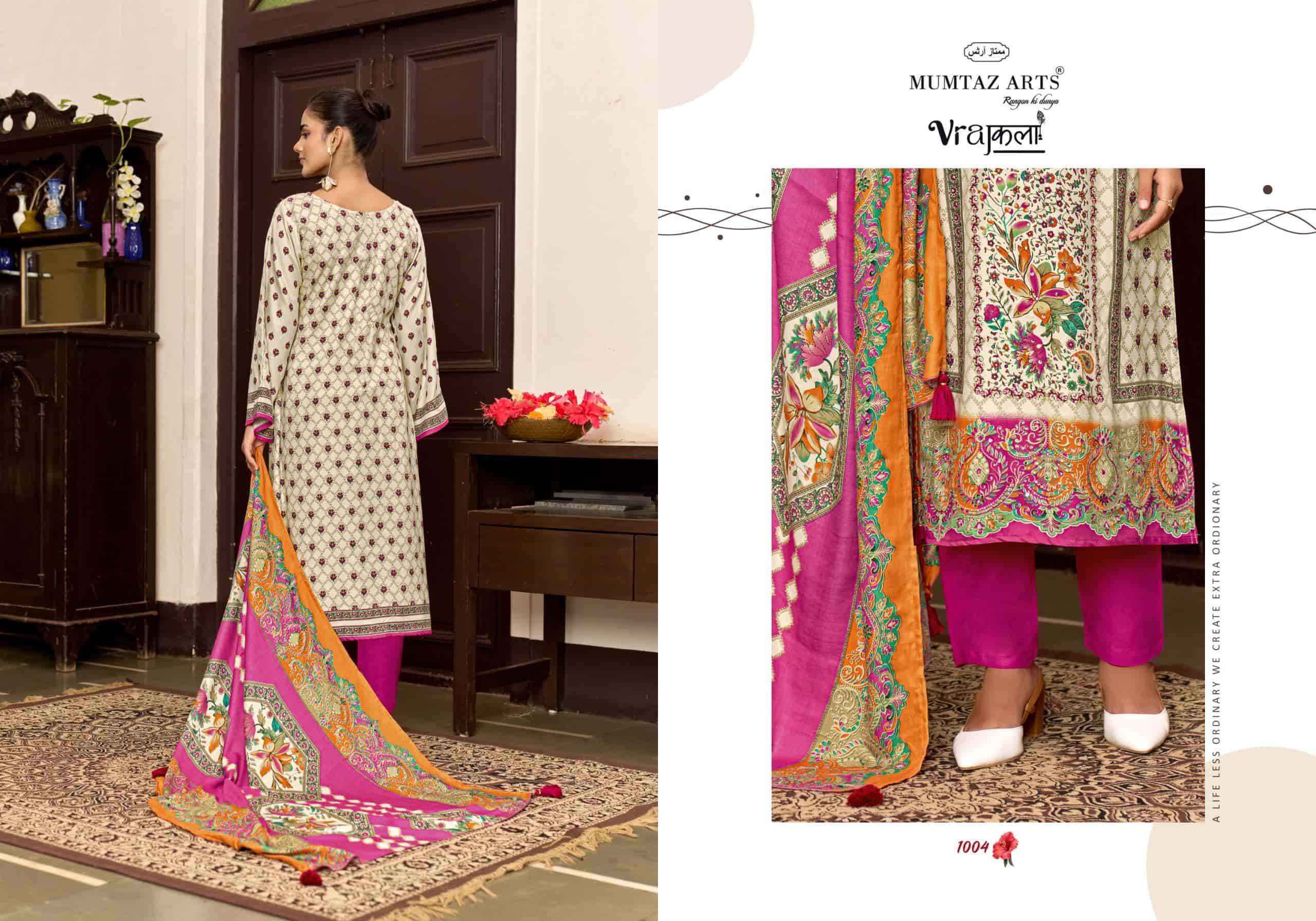 Mumtaz Arts Lavanya New Pashmina Designs Dress Material 4 Pcs Catalog 