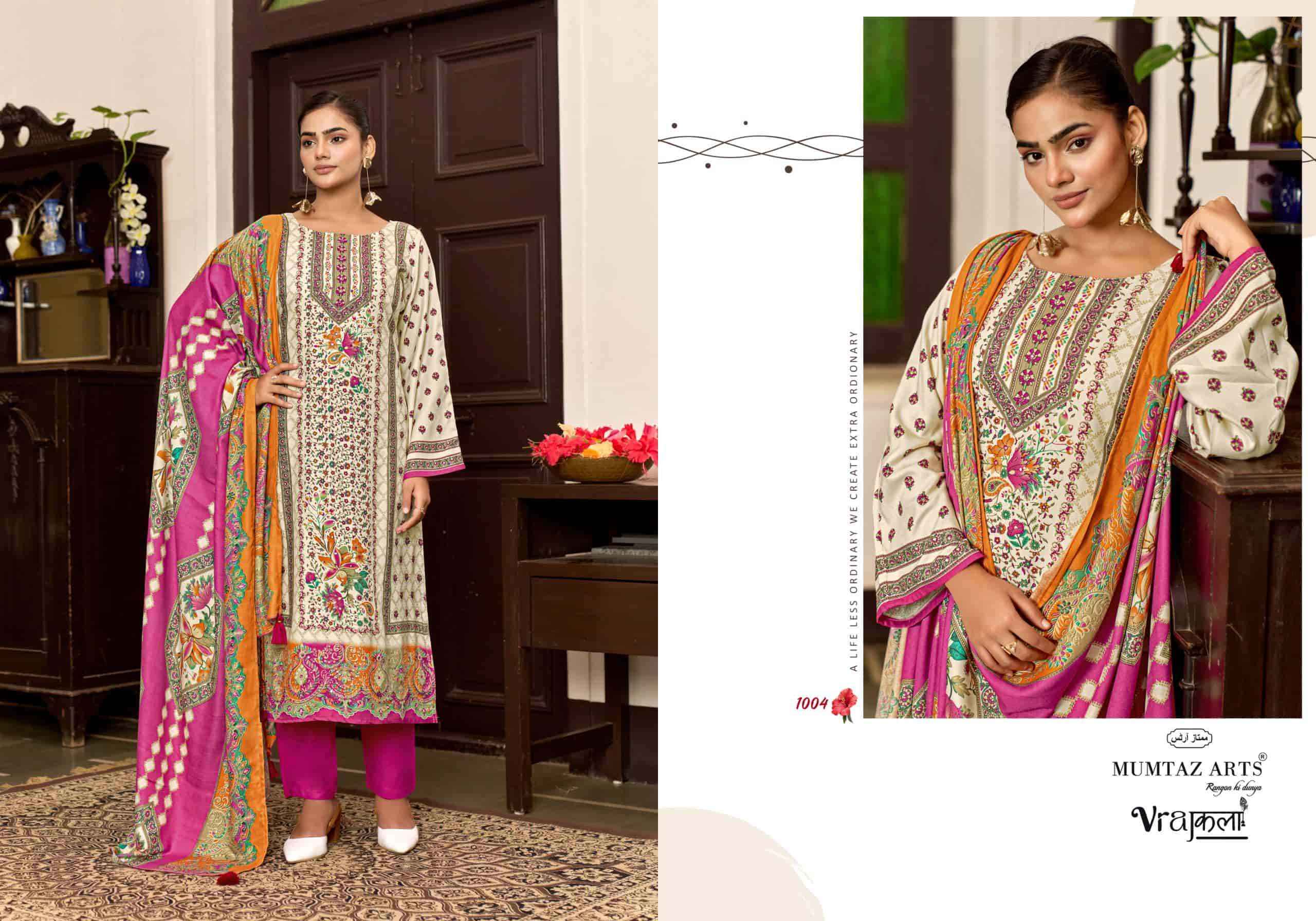 Mumtaz Arts Lavanya New Pashmina Designs Dress Material 4 Pcs Catalog 