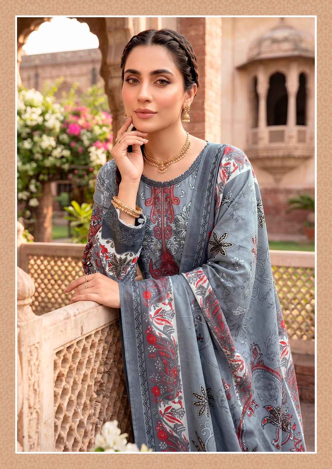 Nafisa saniya Vol 8 Karachi Mix Cotton Dress material 6 Pcs Catalog